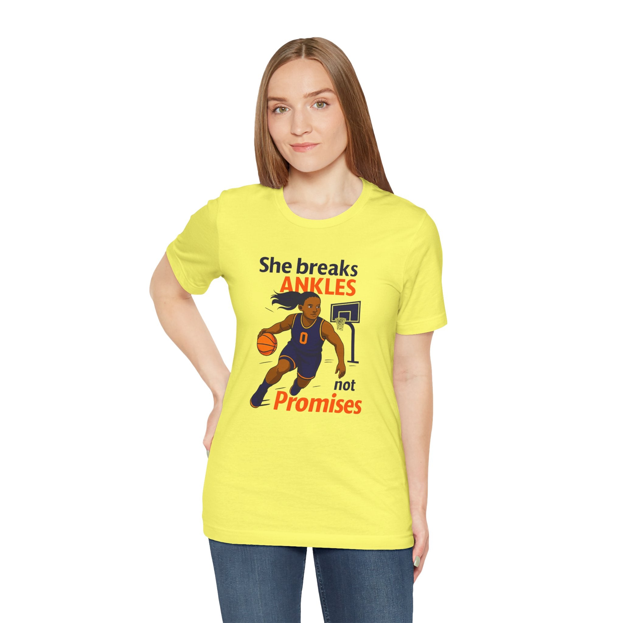 Women's Sports Support Tee - She Breaks Ankle Women's Sports