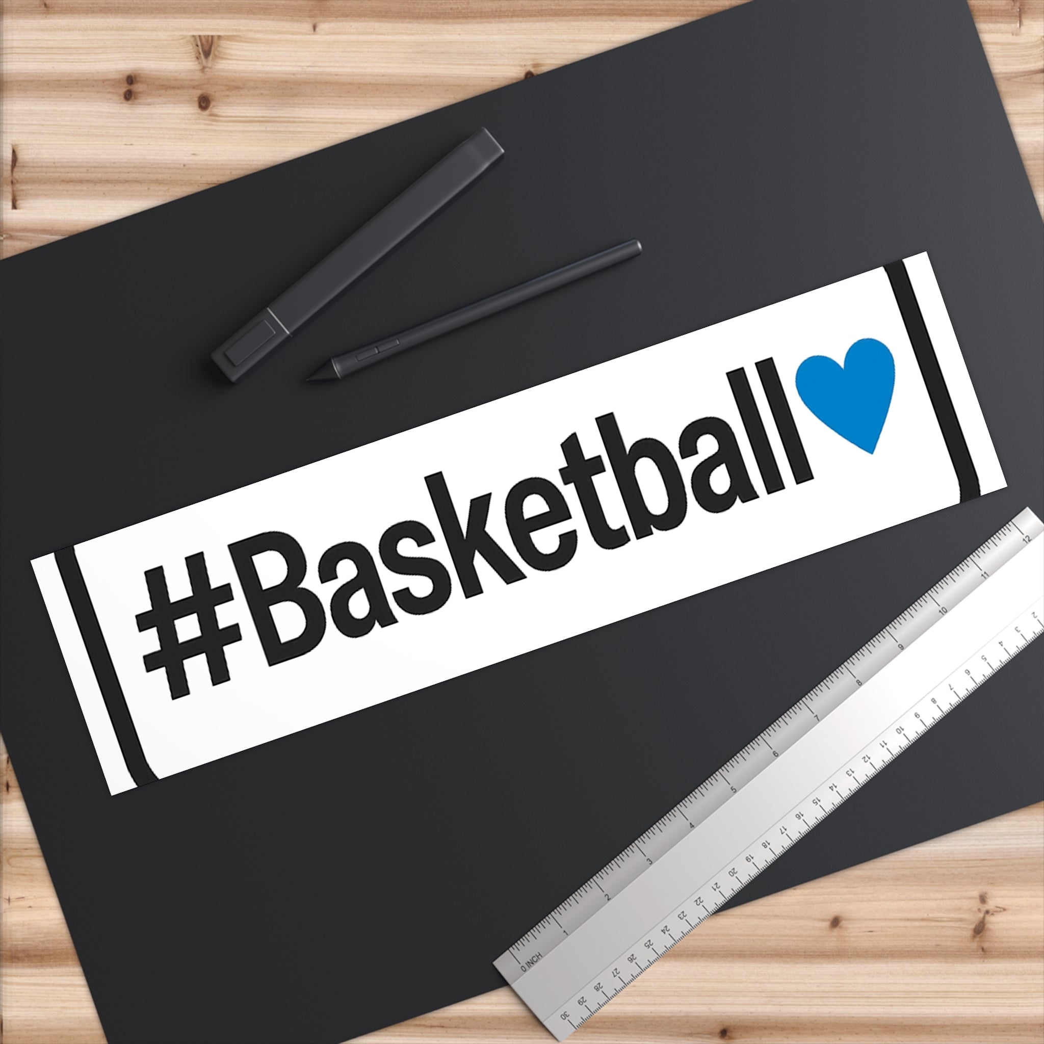 Basket Love Bumper Sticker