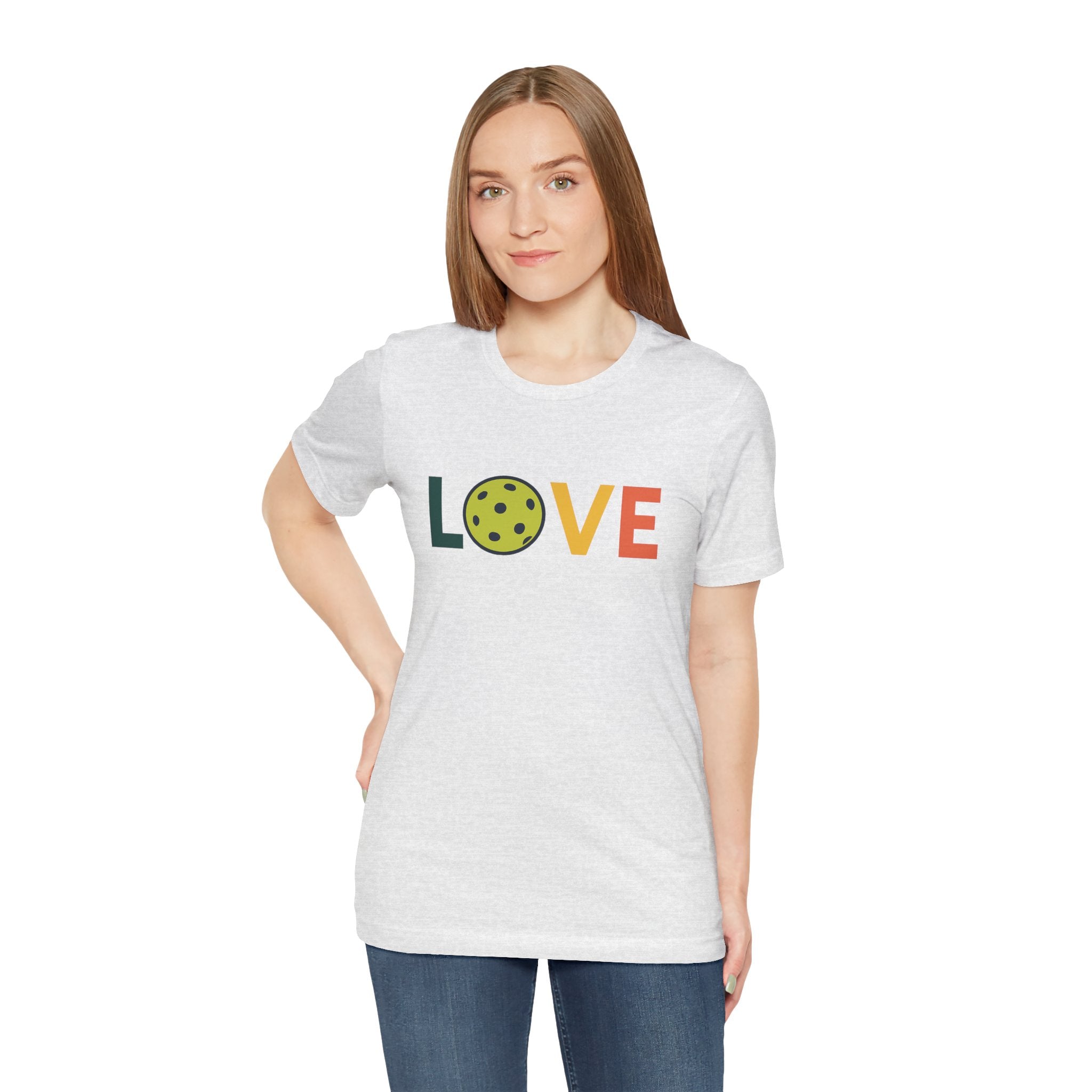 Pickleball Love Tee | Unisex Jersey Short Sleeve Shirt