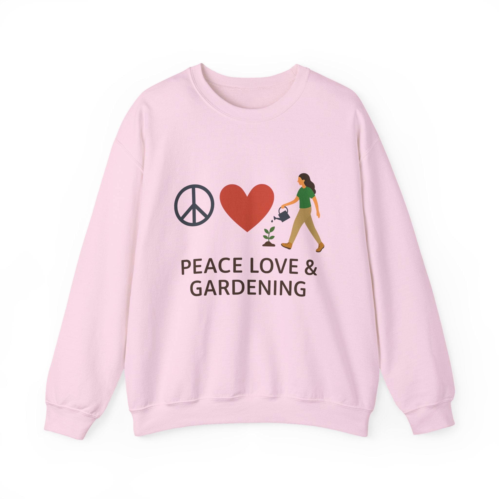 Peace, Love & Gardening Crewneck Sweatshirt