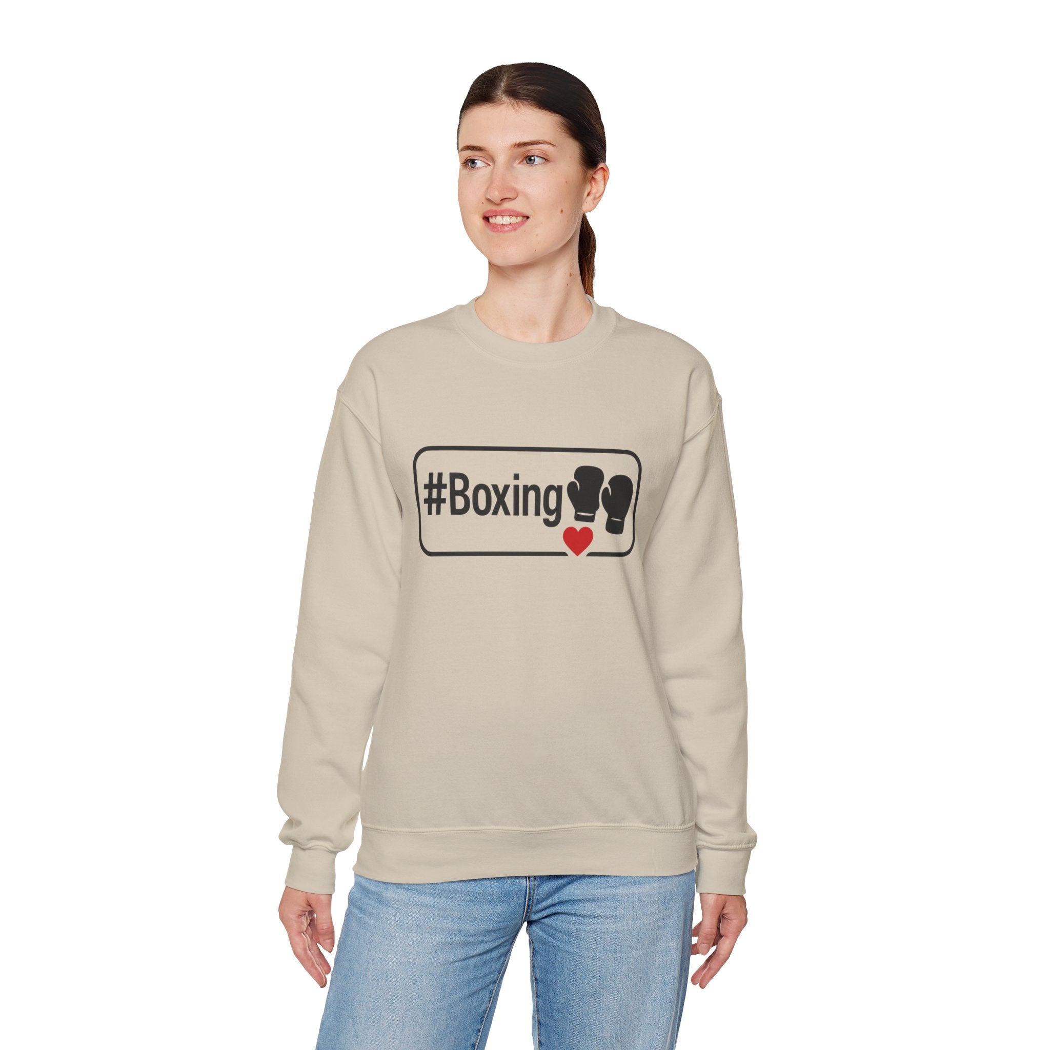 Boxing Love Sweatshirt - Unisex Heavy Blend Crewneck