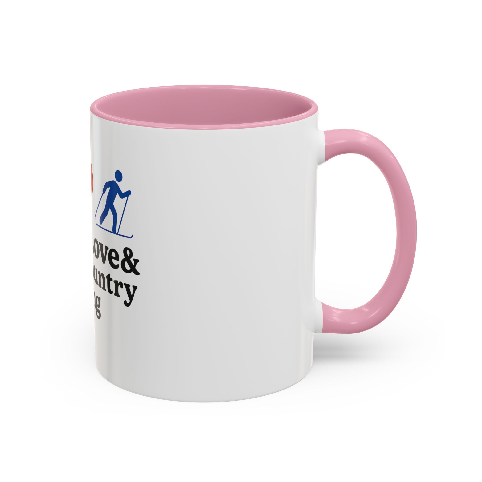 Peace, Love & Cross Country Skiing Mug