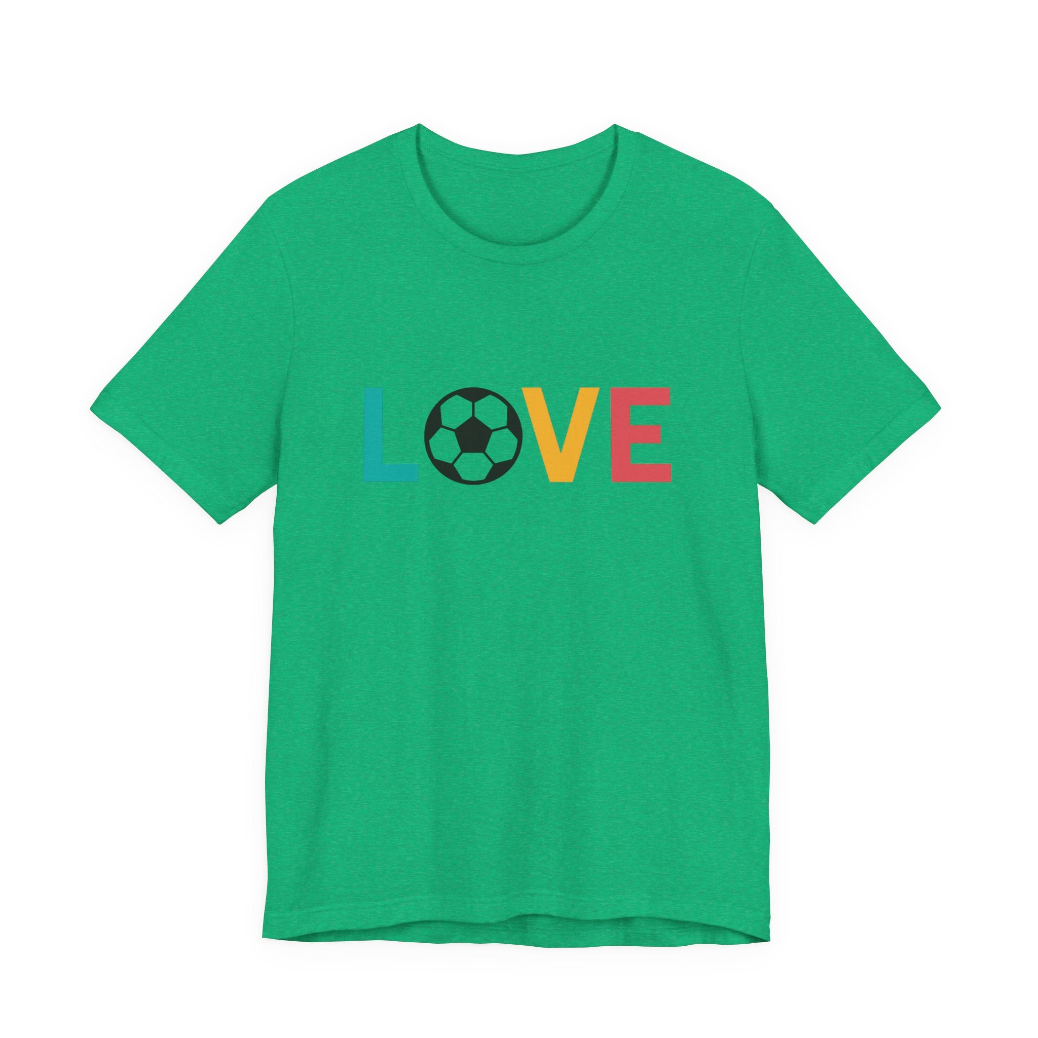 Love Soccer Unisex Tee, Sports Fan Shirt