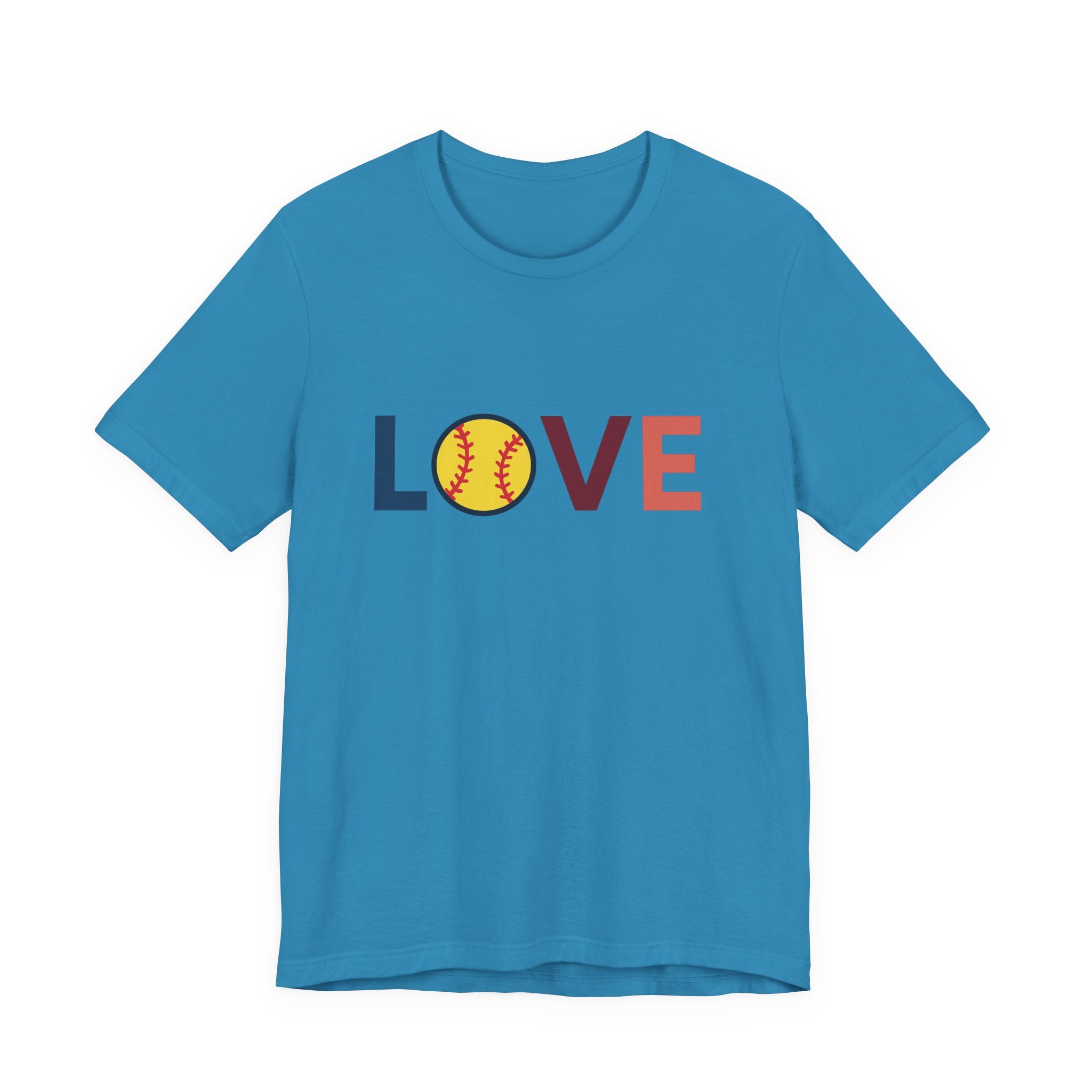 Softball Love Tee, Unisex T-Shirt, Gift for Sports Lovers