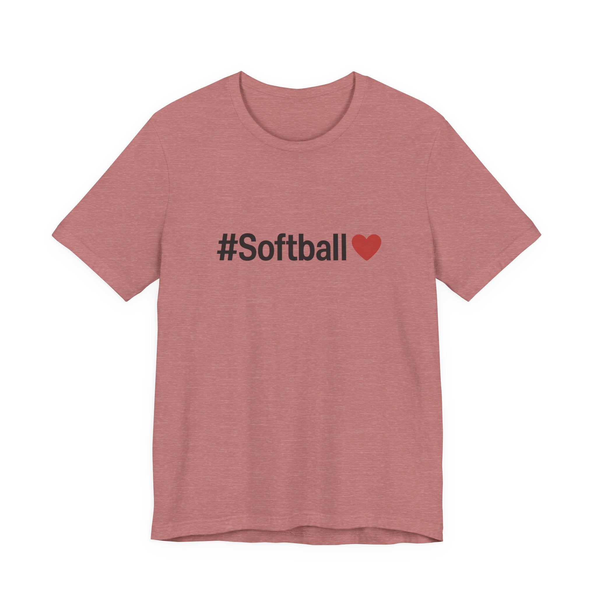 Softball Love Tee - Unisex Jersey Short Sleeve Shirt