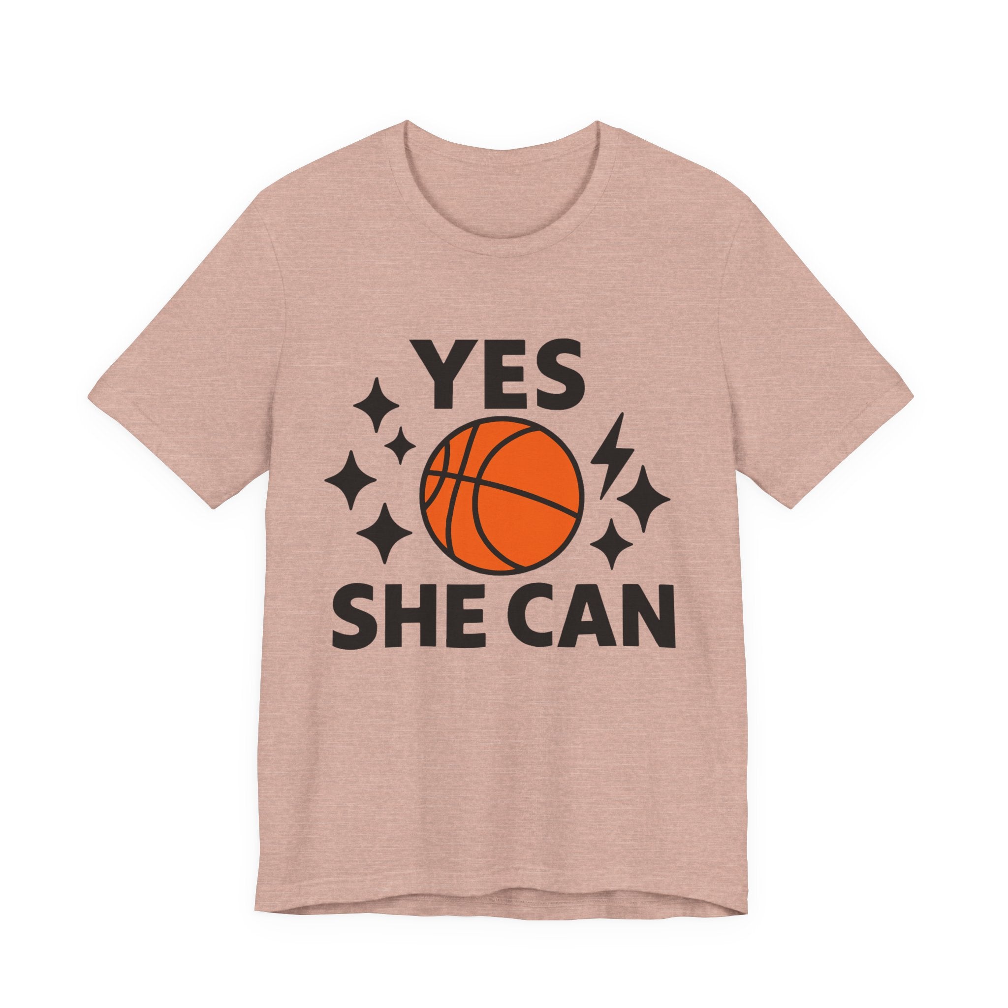 Yes, She Can Basketball Unisex Tee
