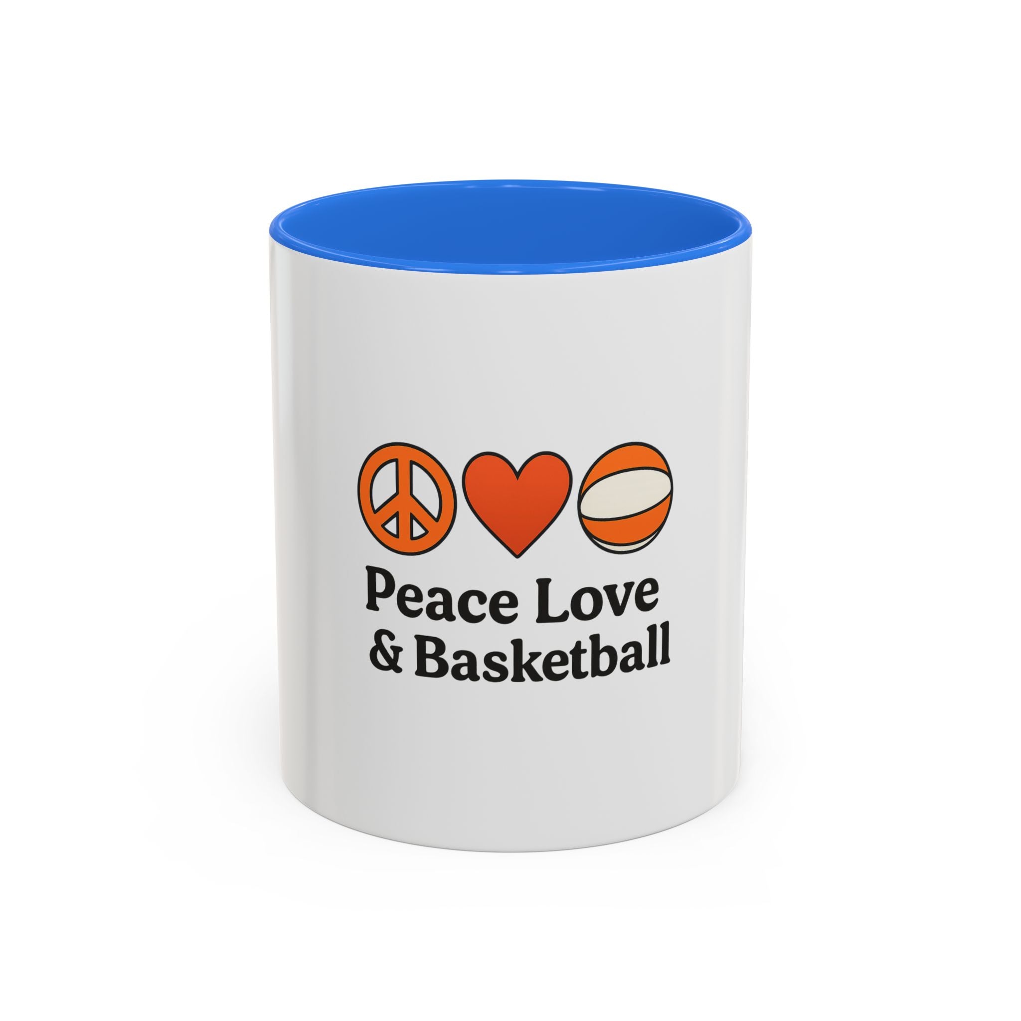 Peace Love Basketball Mug