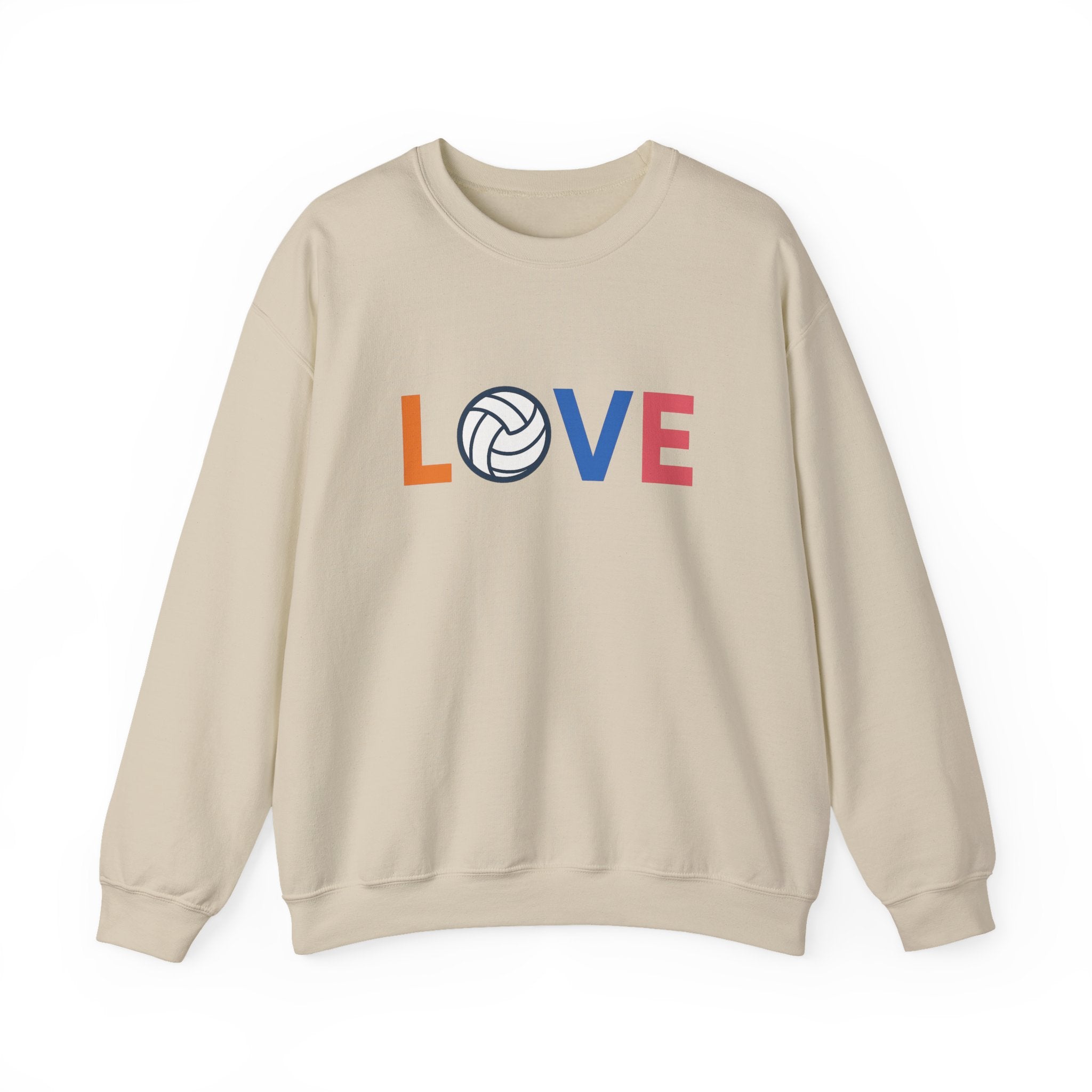 Volleyball Love Sweatshirt - Cozy Unisex Crewneck