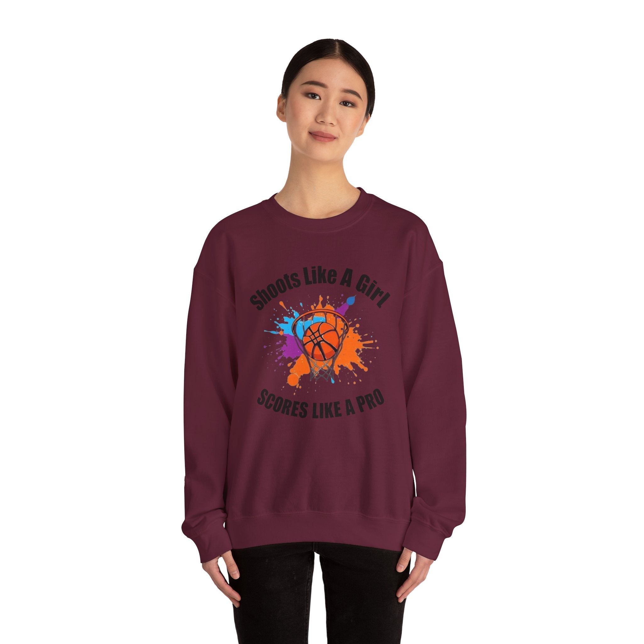 Empowering Basketball Sweatshirt for Girls