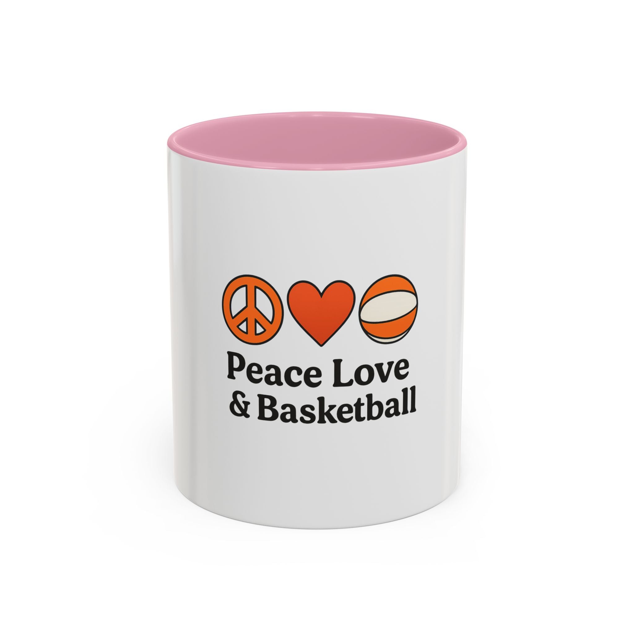 Peace Love Basketball Mug