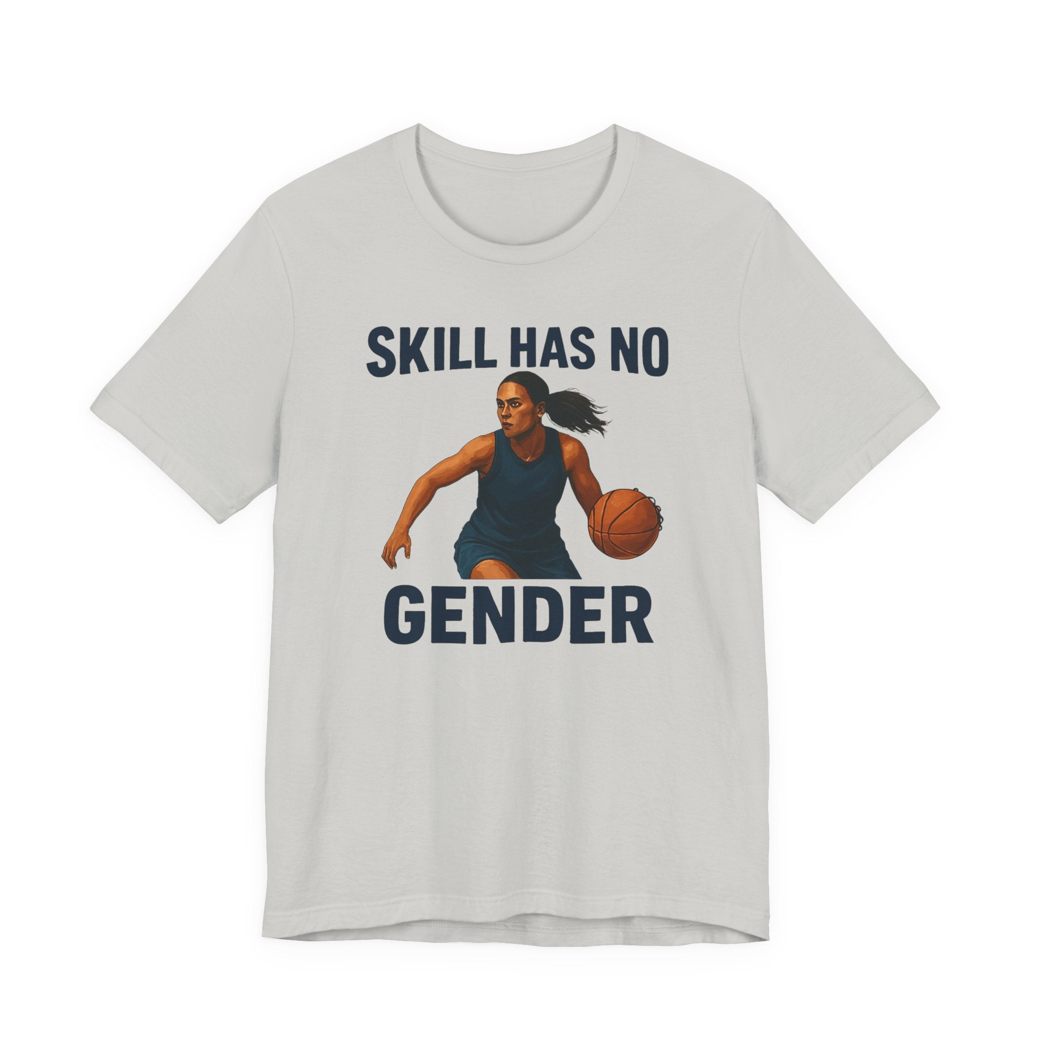 Empowering Basketball Tee - Skill Has No Gender