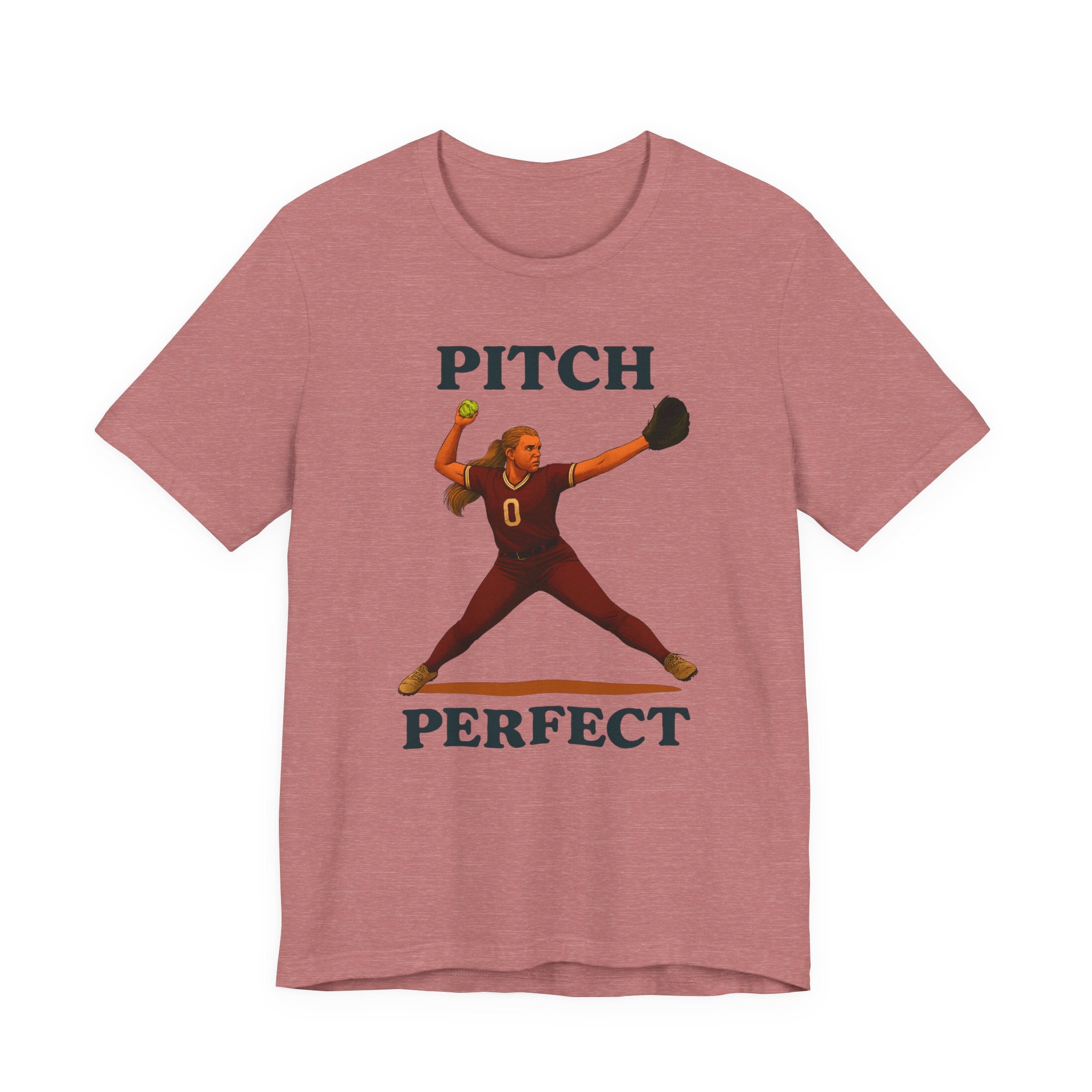 Pitch Perfect Softball Tee, Unisex Jersey T-Shirt
