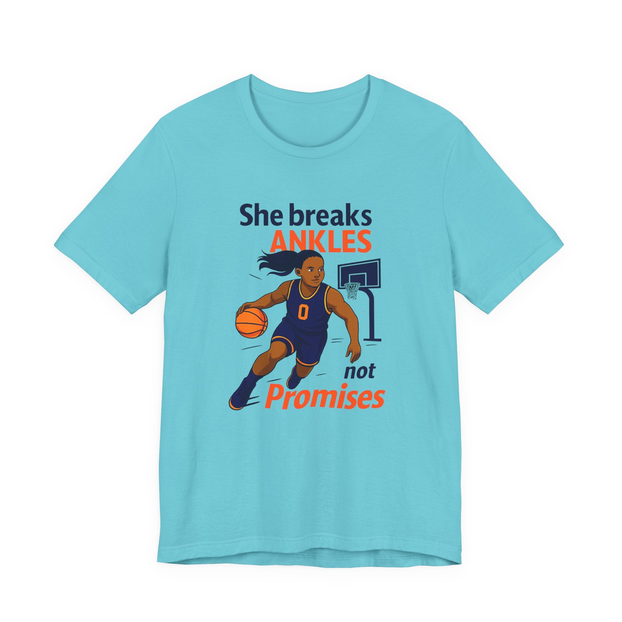 Women's Sports Support Tee - She Breaks Ankle Women's Sports