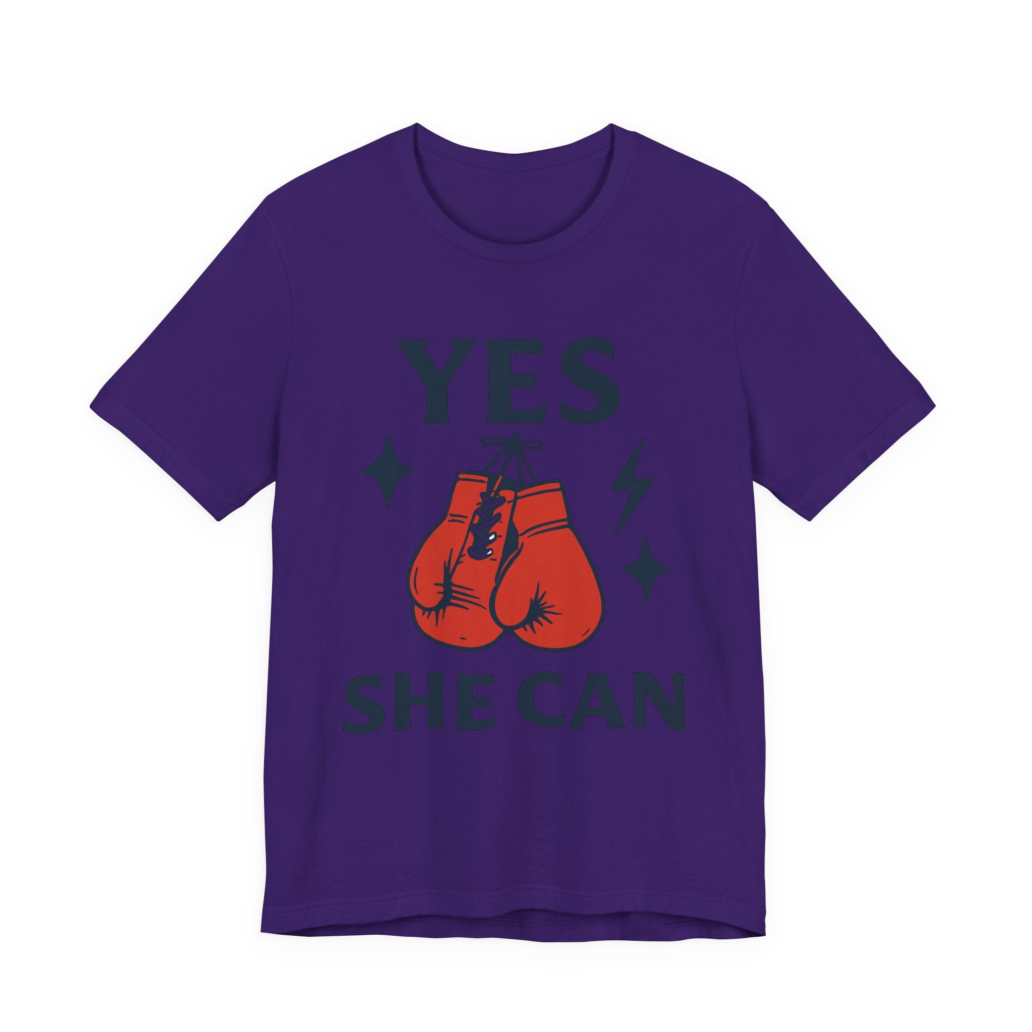 Yes, She Can Boxing Unisex Tee