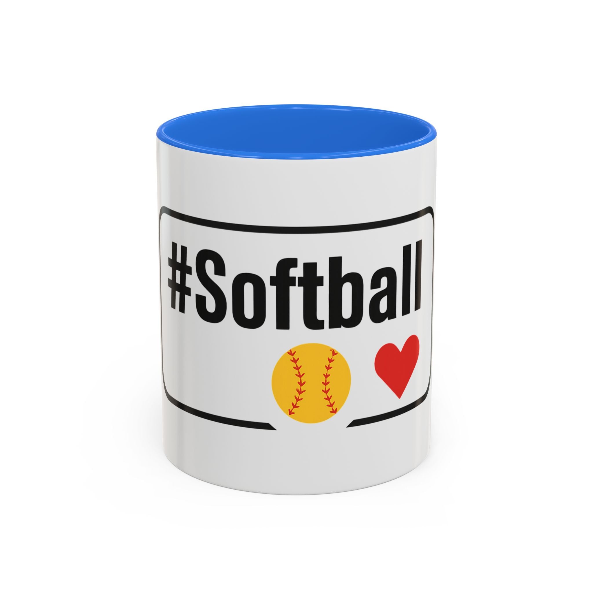 Softball Lover's Colorful Coffee Mug - 11oz & 15oz