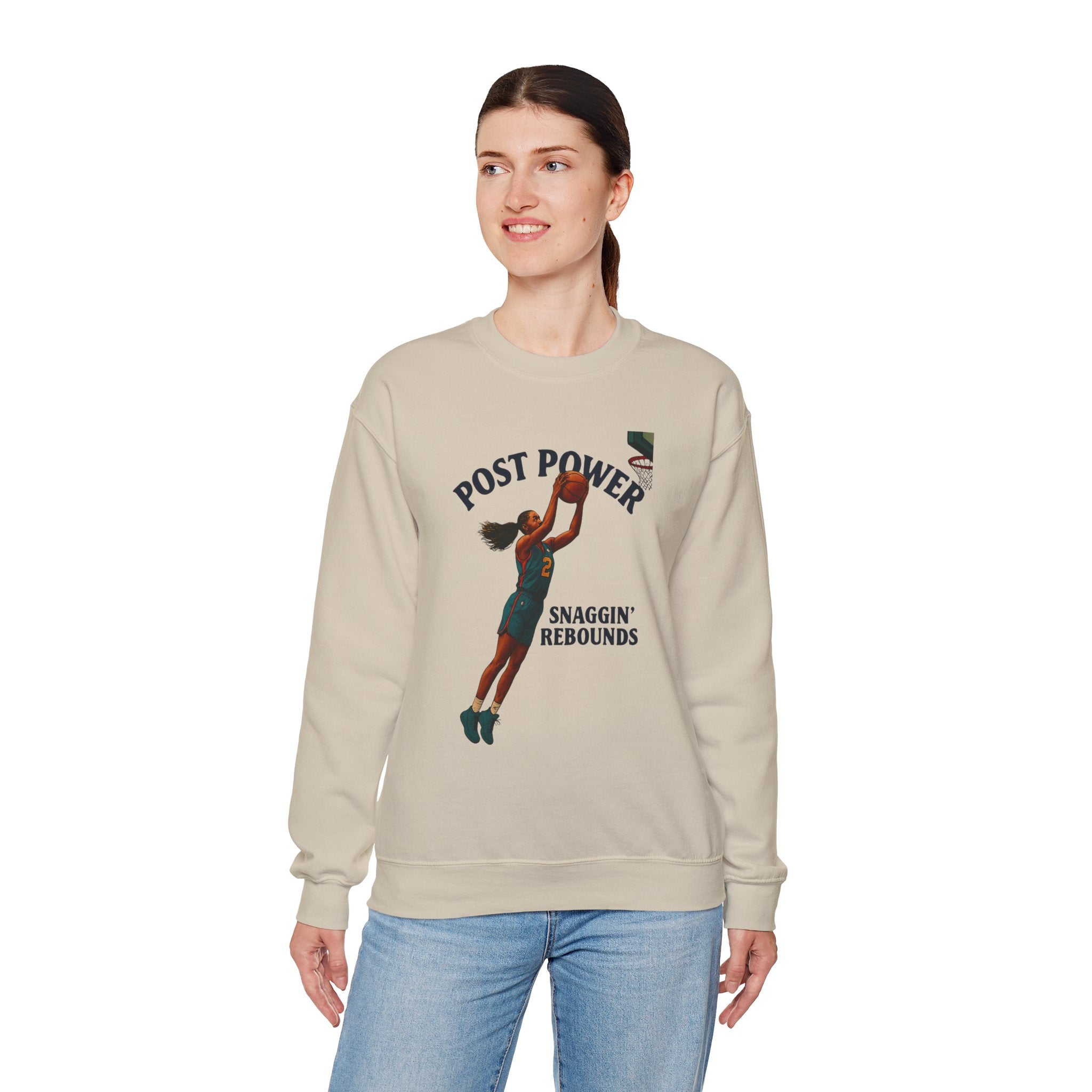 Dynamic Basketball Sweatshirt, Comfortable Crewneck for Sports Lovers