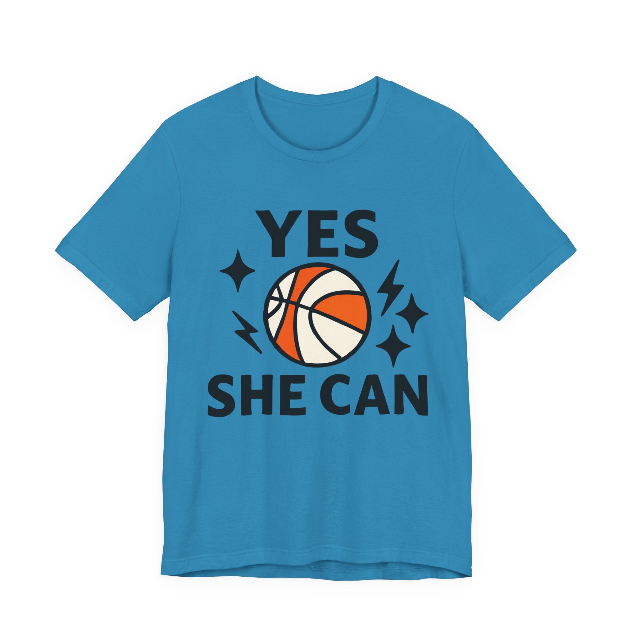 Yes, She Can Basketball Unisex Tee