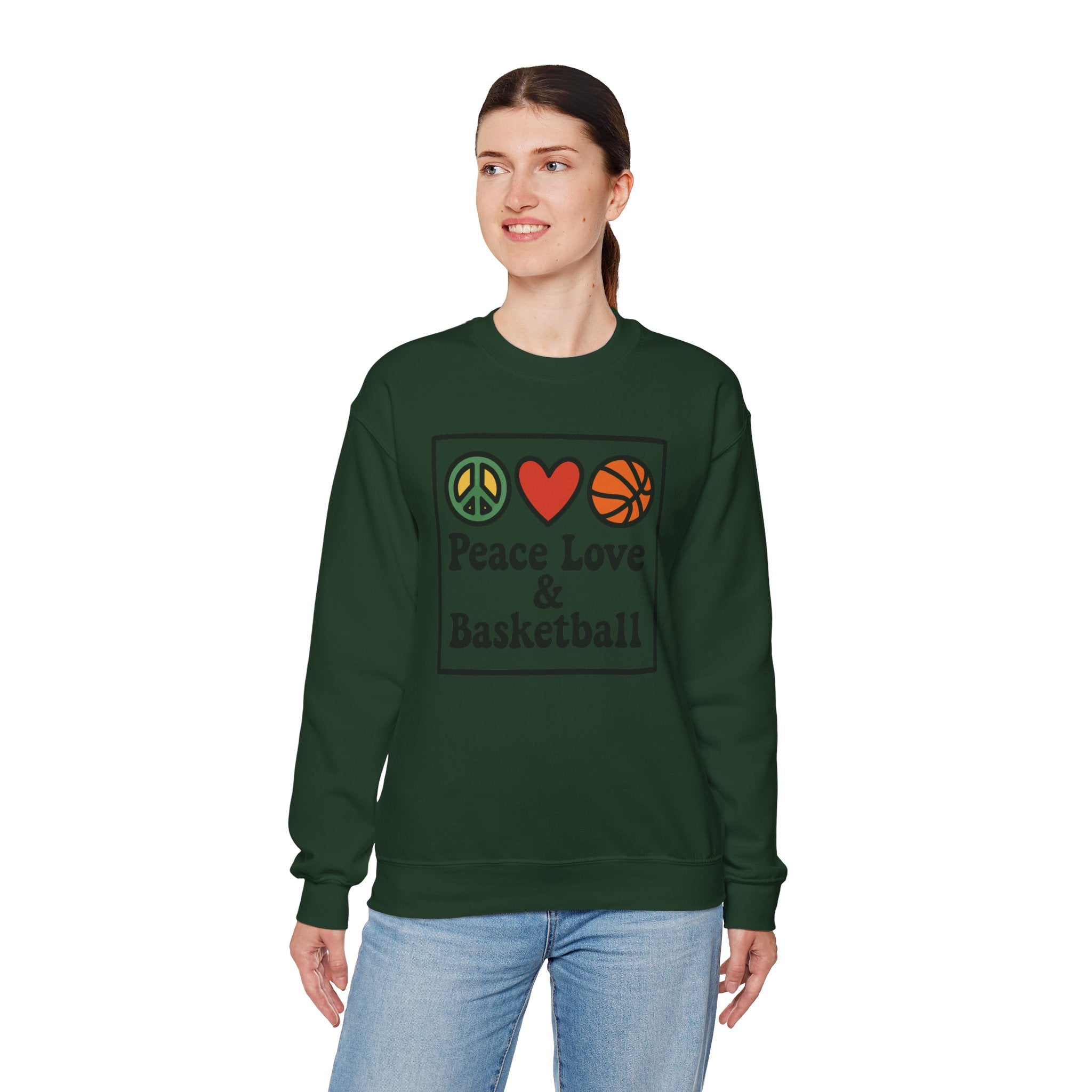 Peace Love & Basketball Sweatshirt