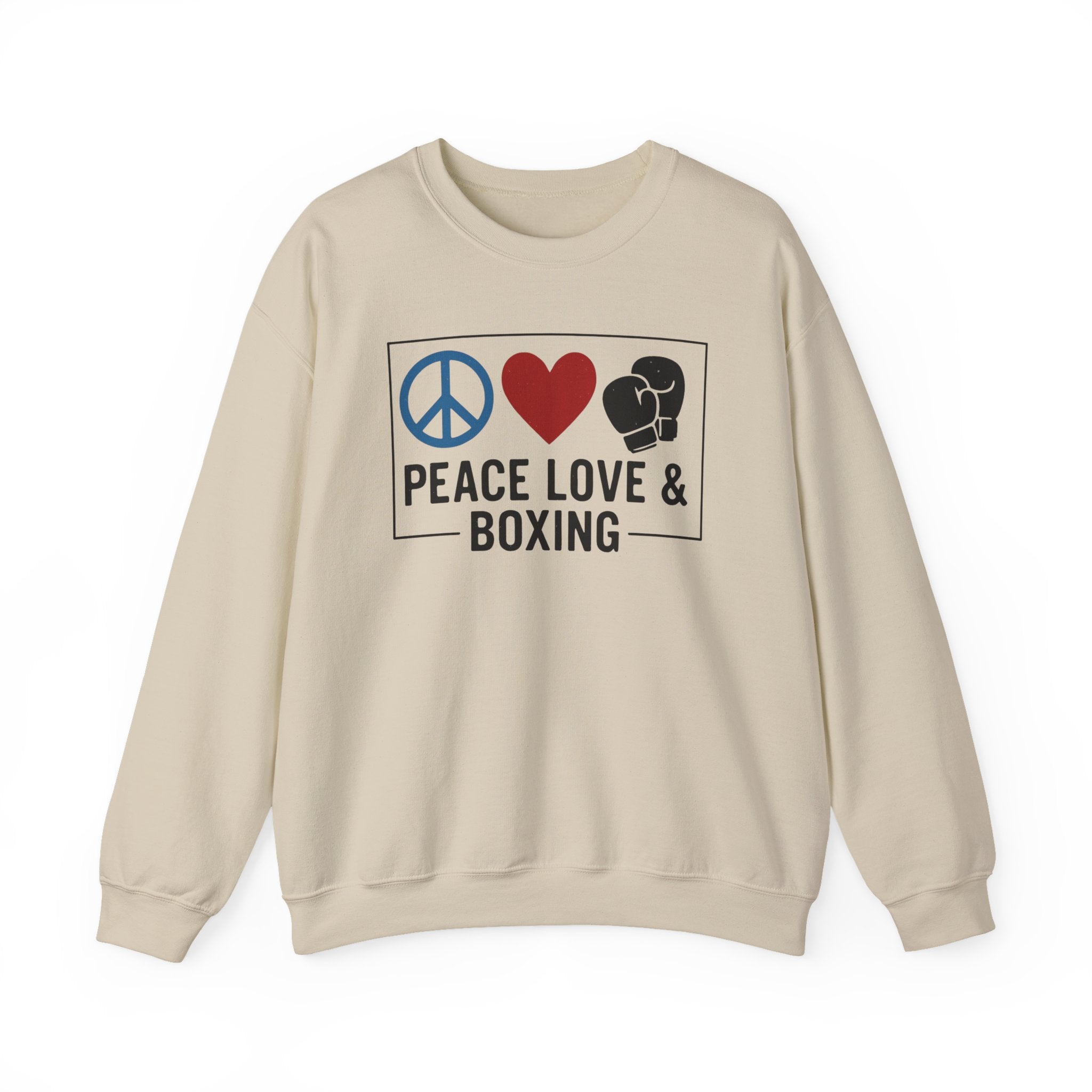 Peace Love Boxing Crewneck Sweatshirt