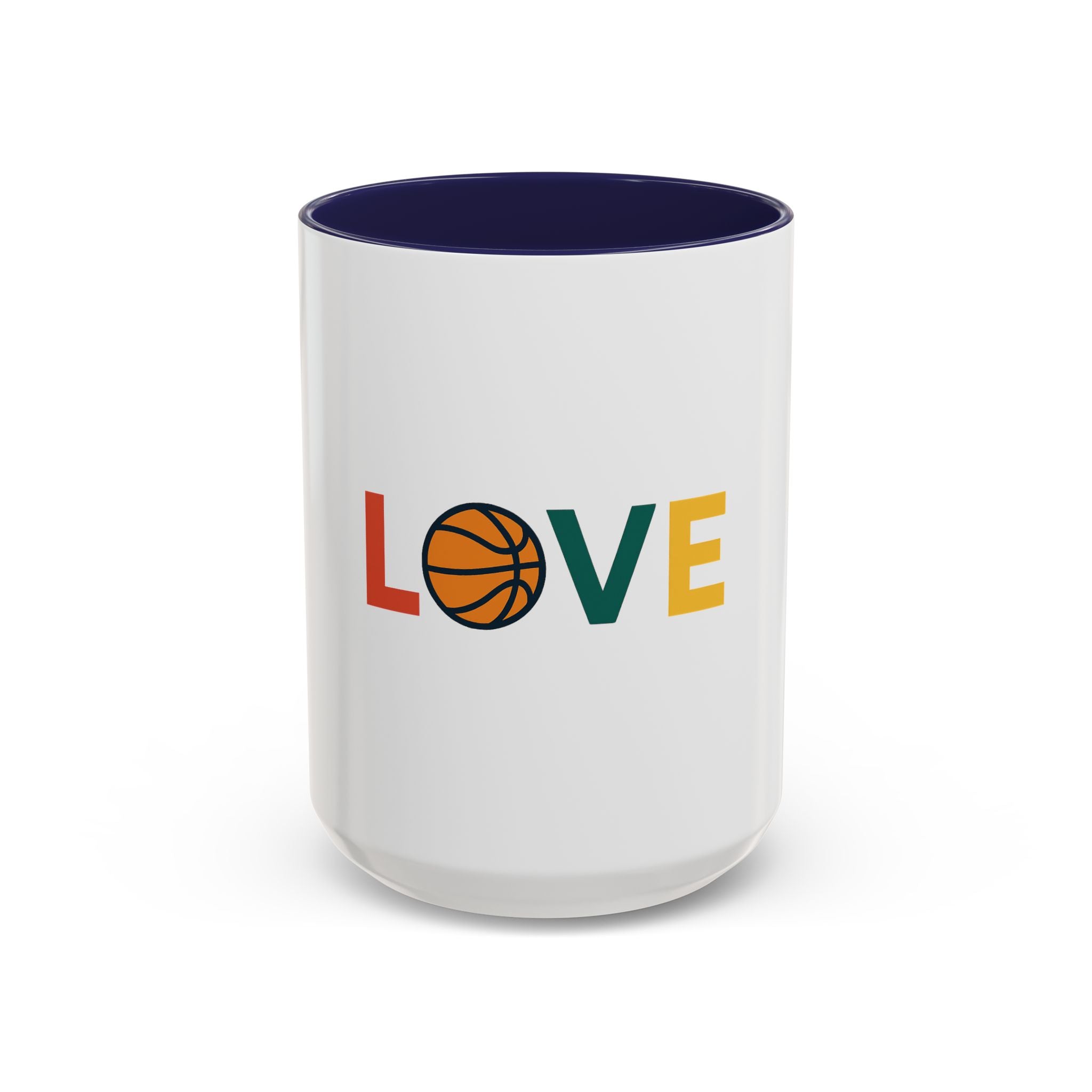 Basketball Love Accent Coffee Mug