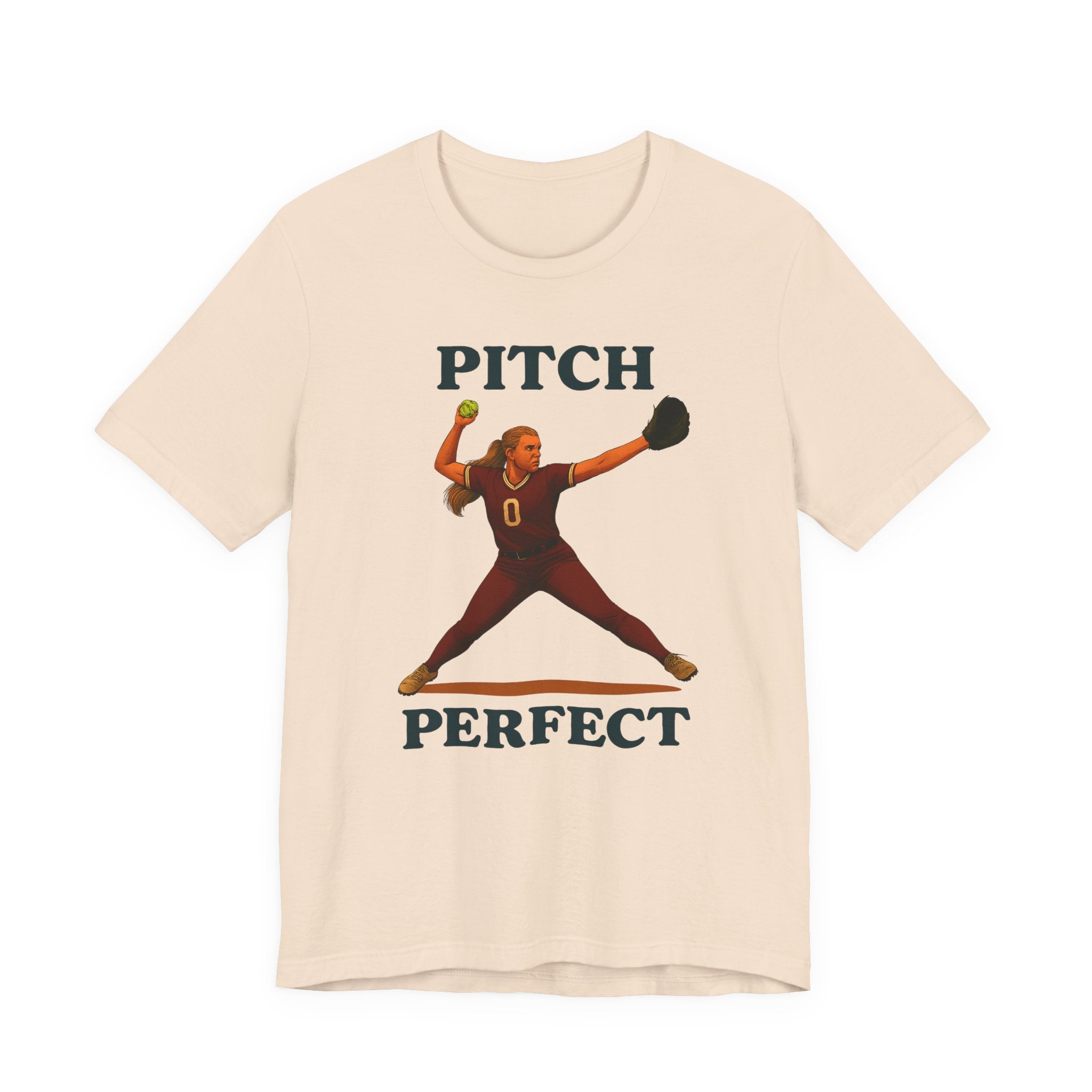 Pitch Perfect Softball Tee, Unisex Jersey T-Shirt