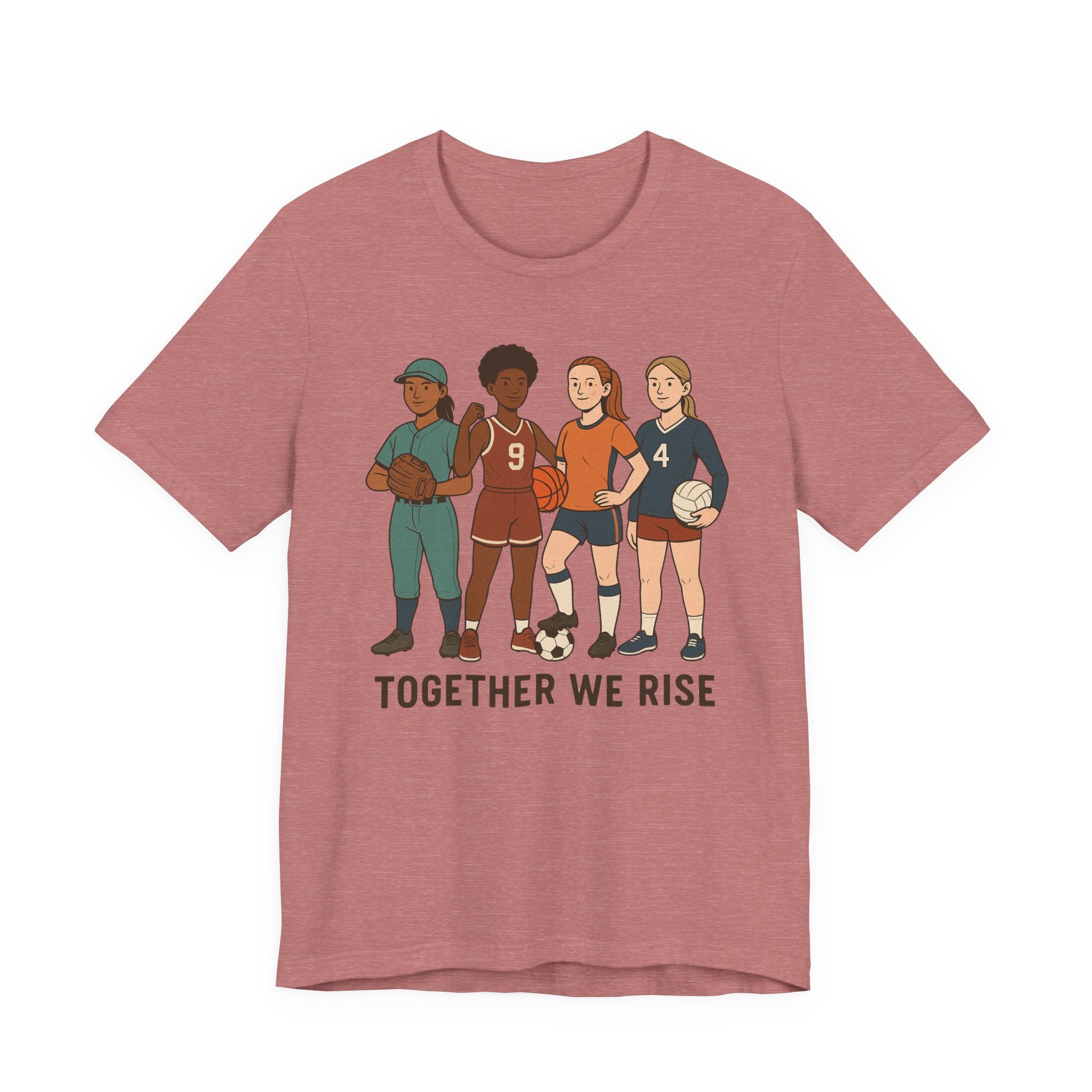 Empowering Together We Rise Tee | Unisex Jersey Short Sleeve T-Shirt