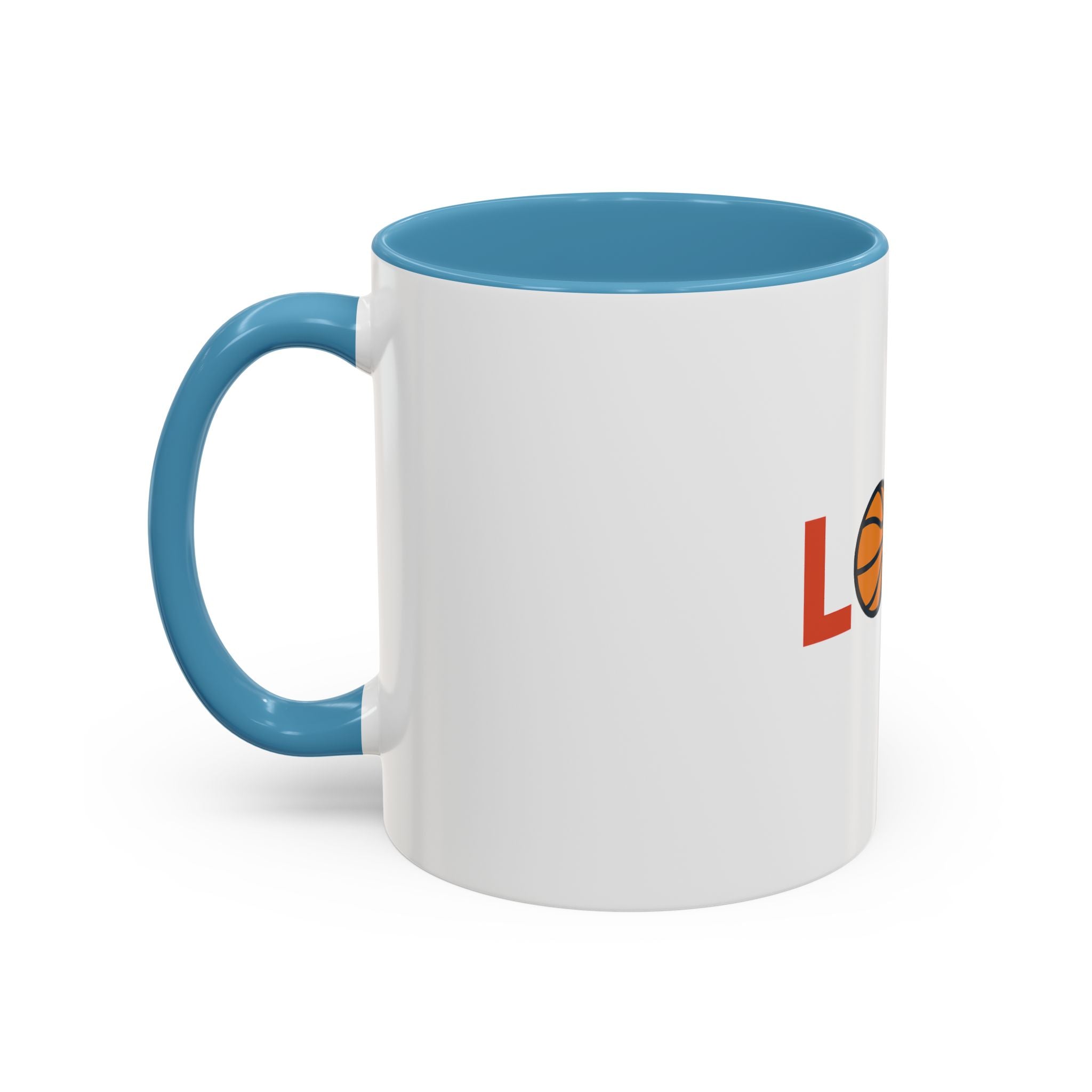 Basketball Love Accent Coffee Mug