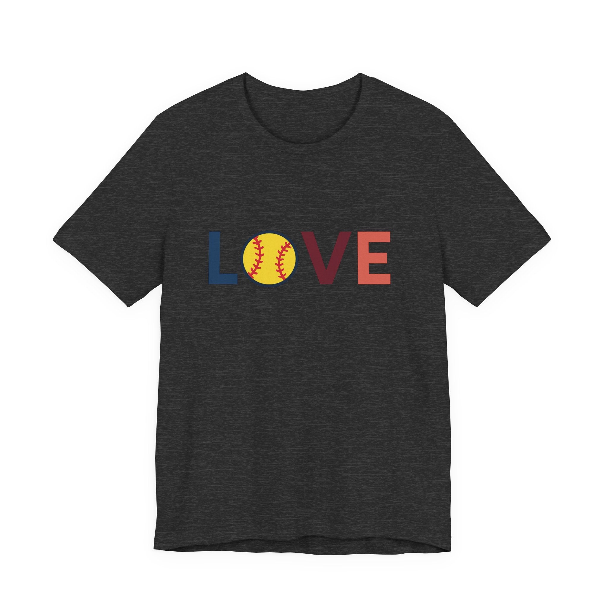 Softball Love Tee, Unisex T-Shirt, Gift for Sports Lovers