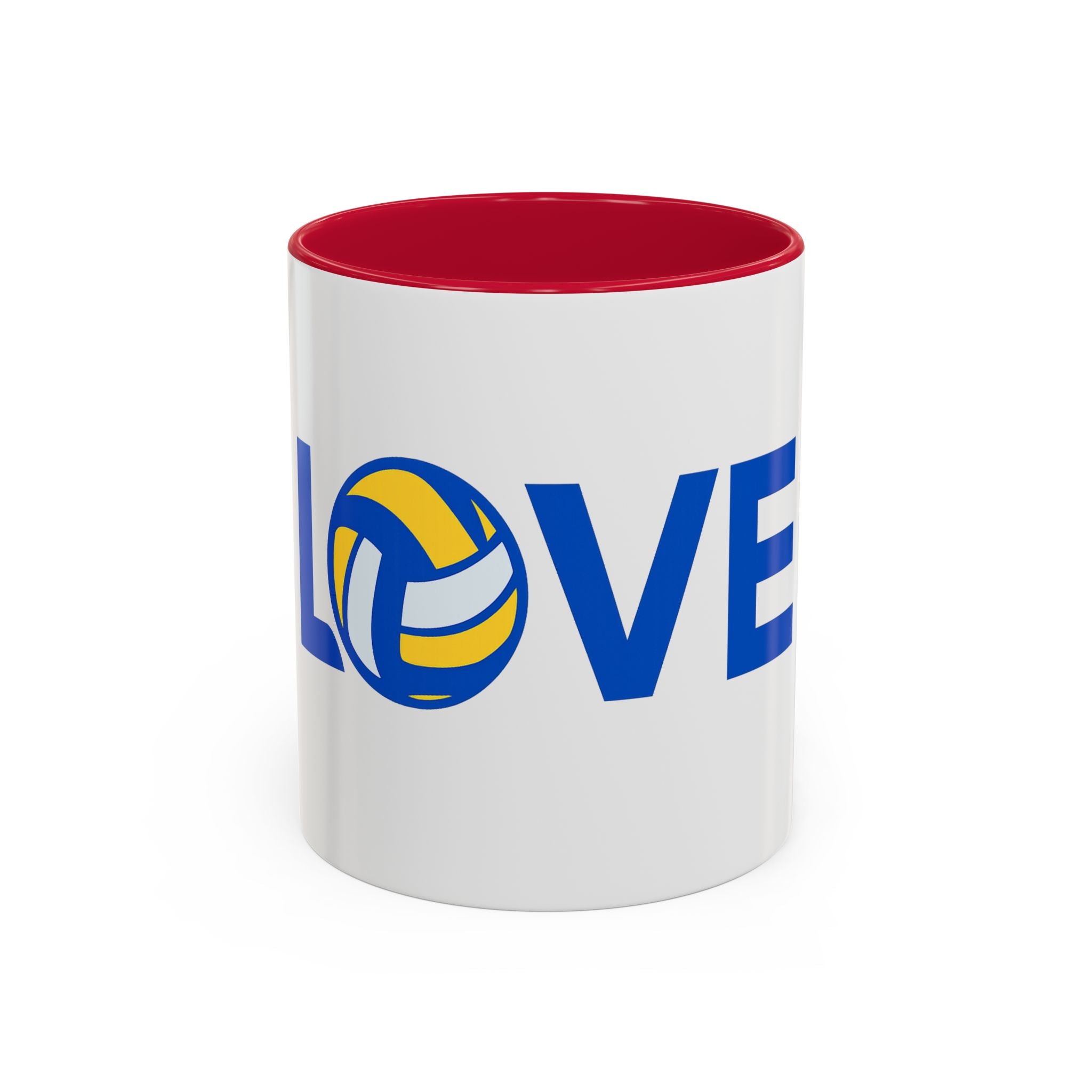 Volleyball Love Mug - 11oz & 15oz Colorful Coffee Cup