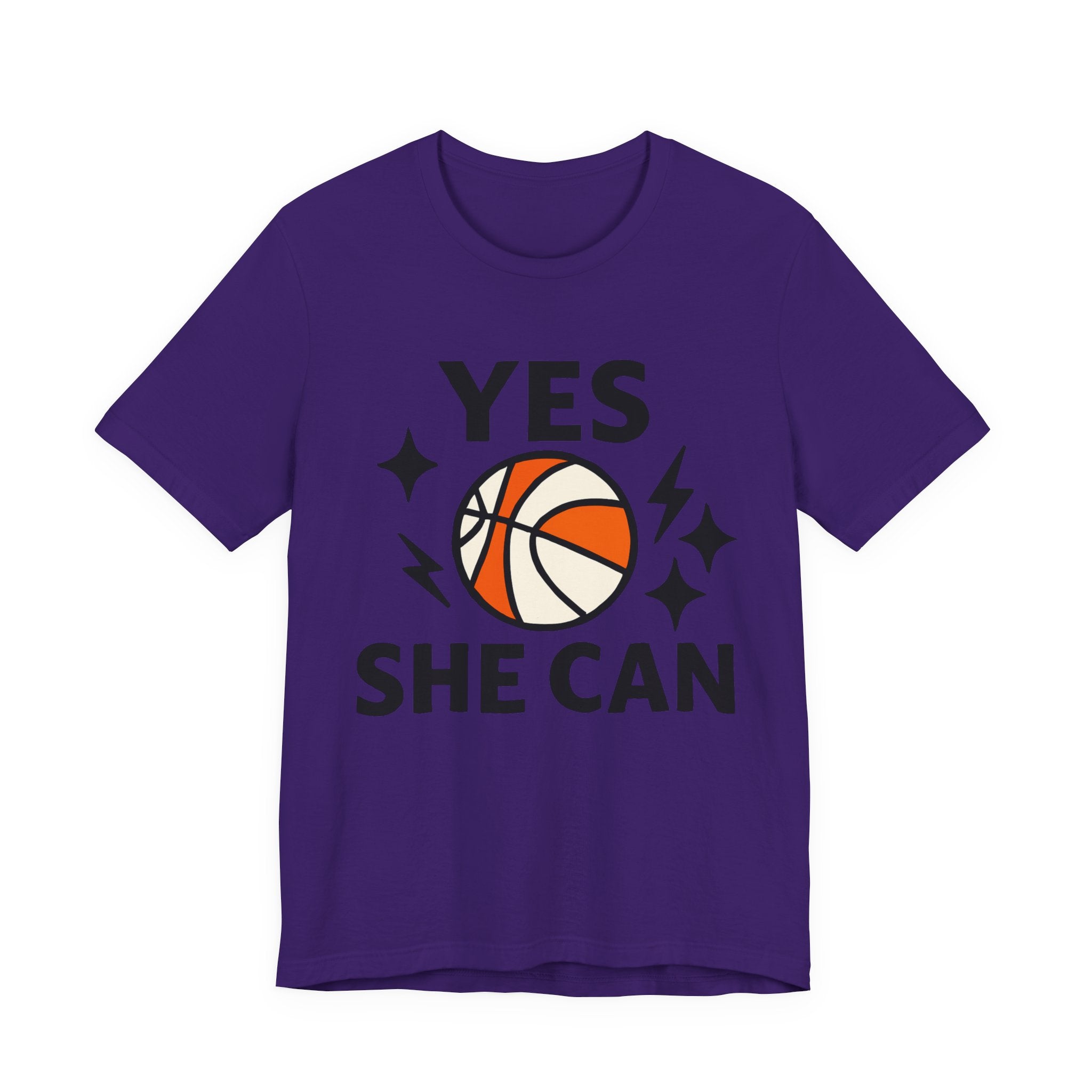 Yes, She Can Basketball Unisex Tee
