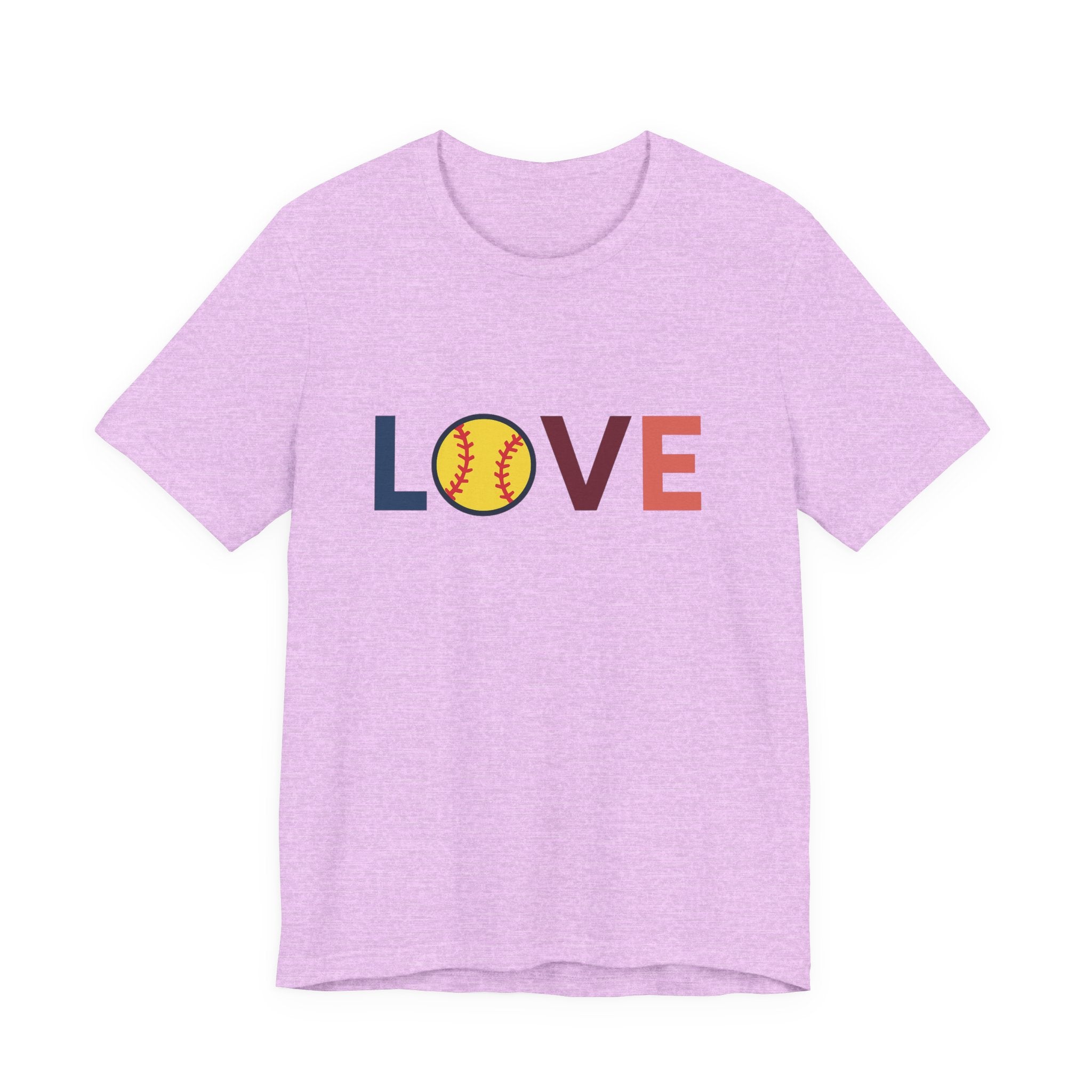 Softball Love Tee, Unisex T-Shirt, Gift for Sports Lovers