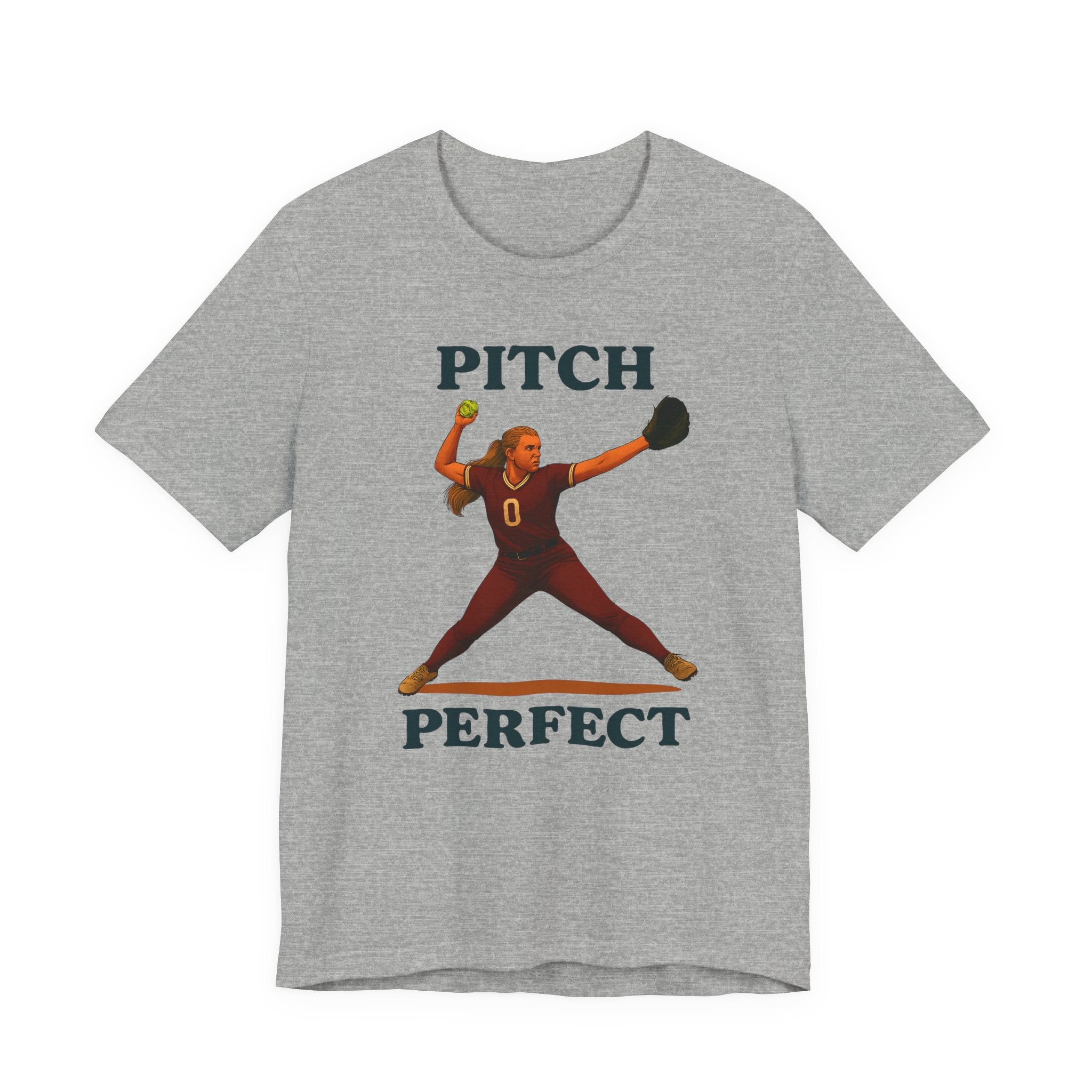 Pitch Perfect Softball Tee, Unisex Jersey T-Shirt