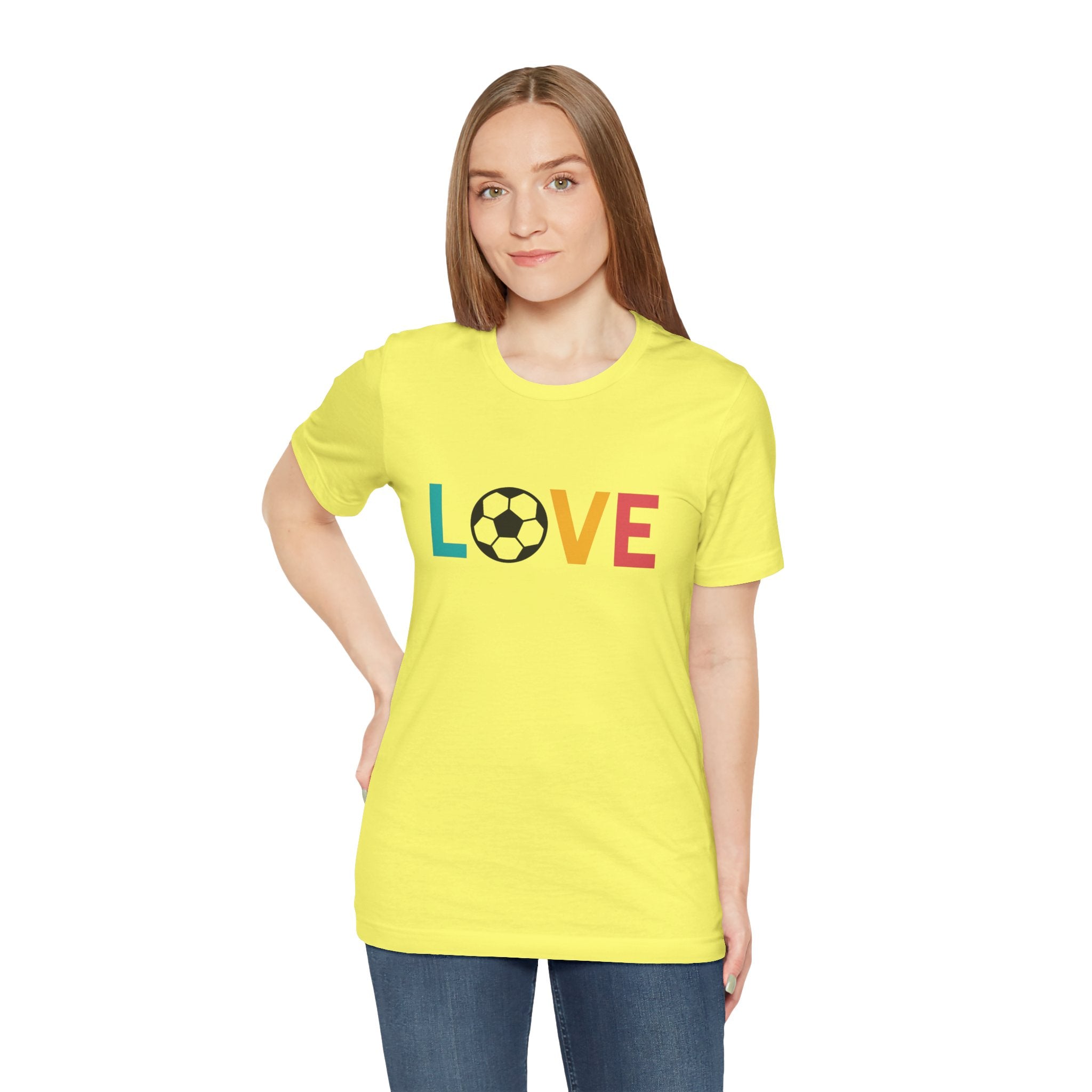 Love Soccer Unisex Tee, Sports Fan Shirt
