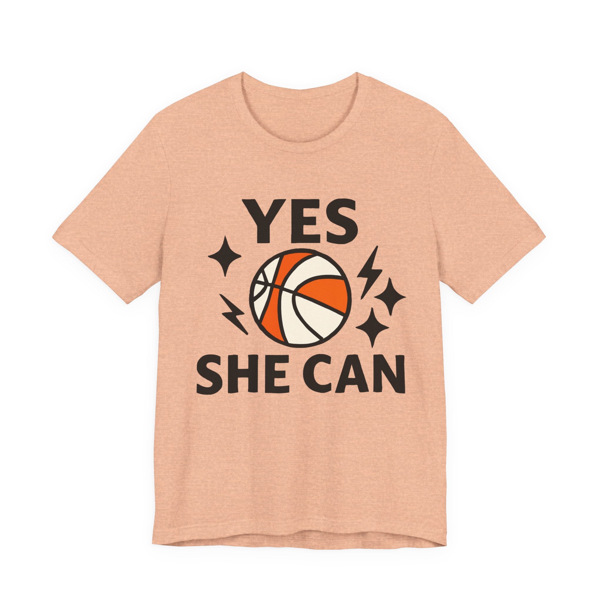 Yes, She Can Basketball Unisex Tee