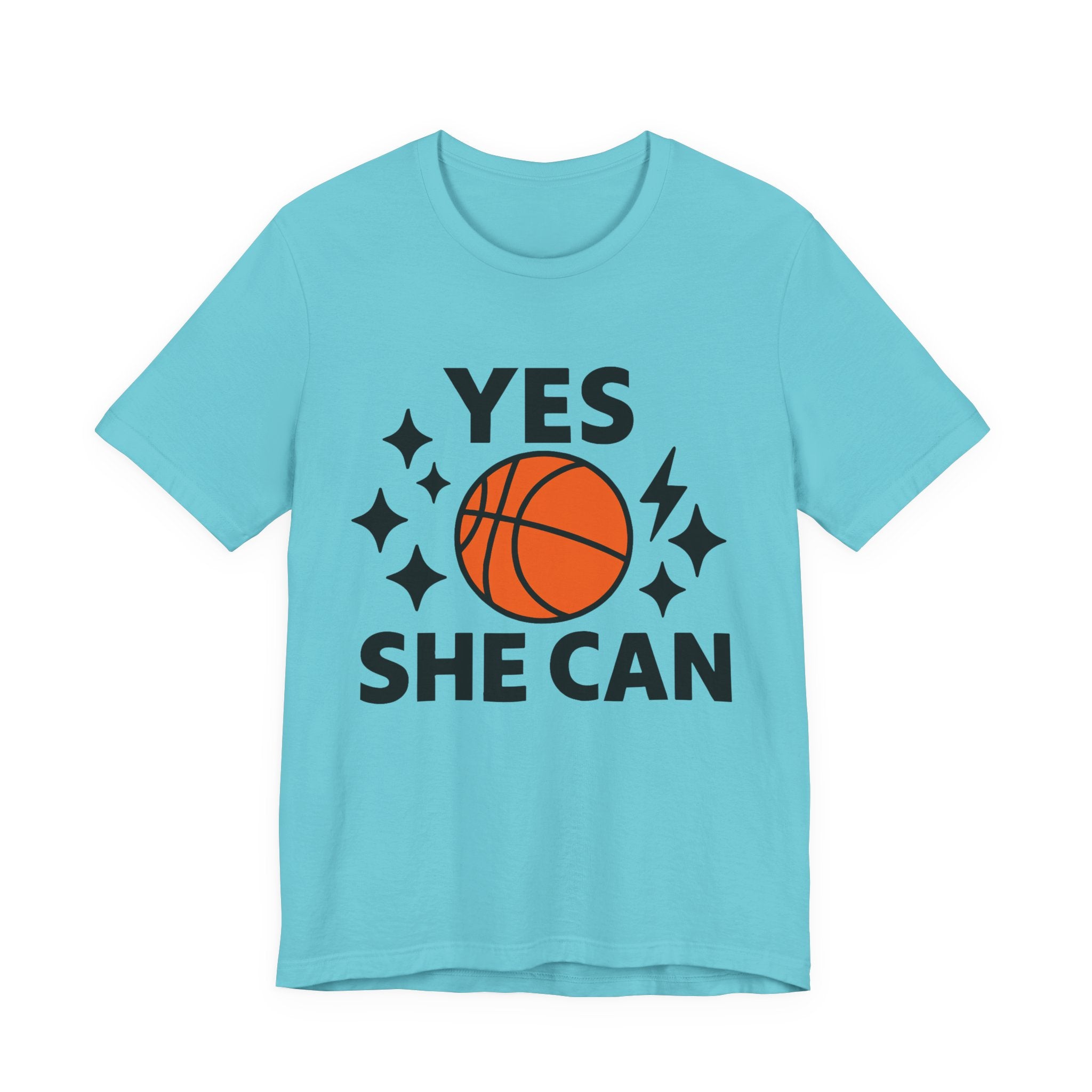 Yes, She Can Basketball Unisex Tee