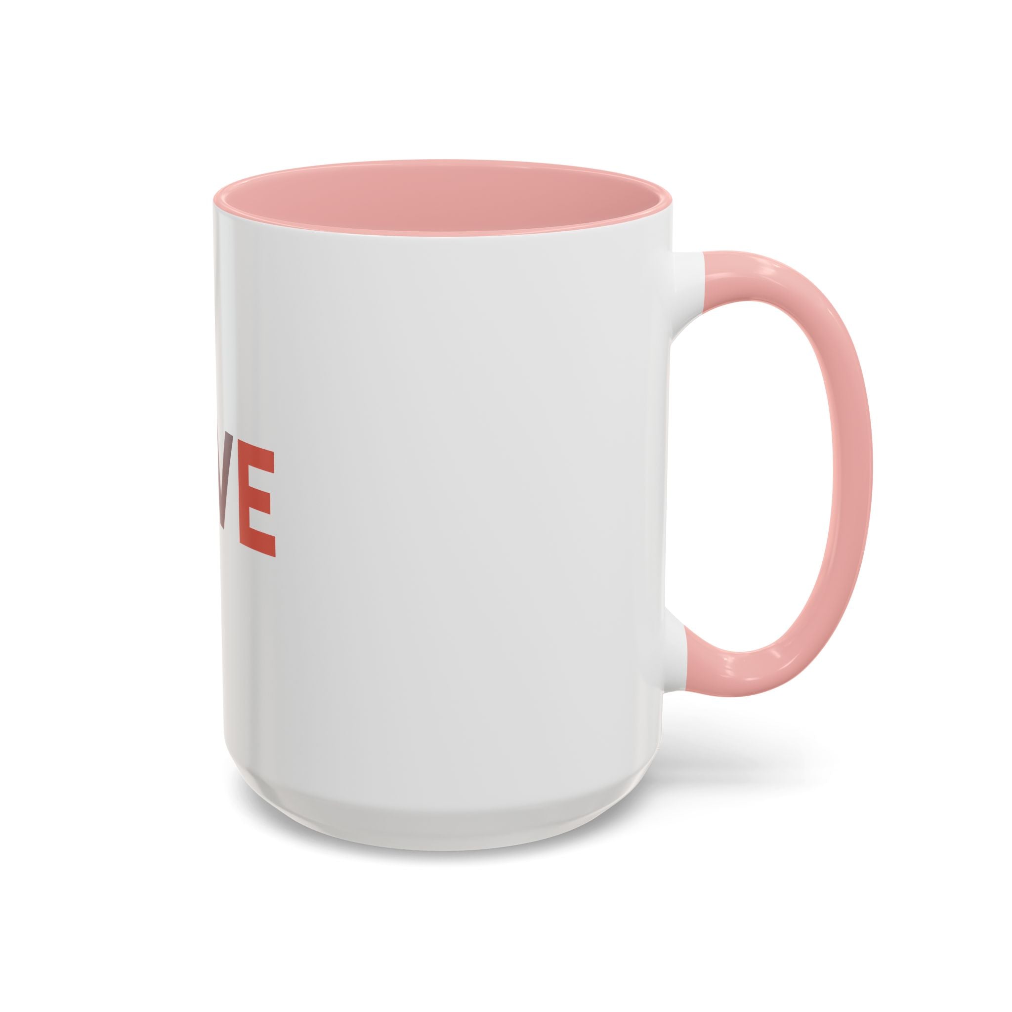 Love Baseball Accent Coffee Mug