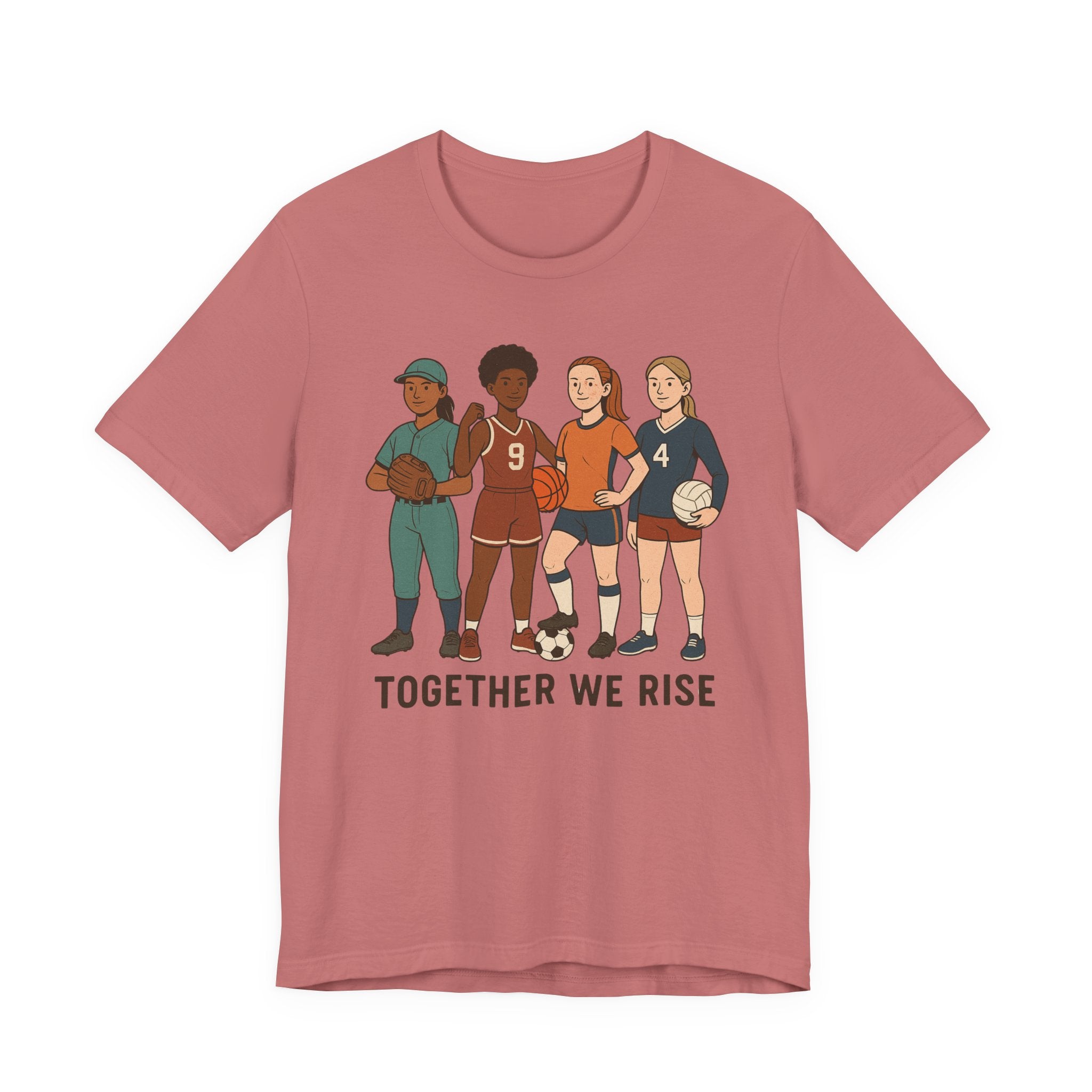 Empowering Together We Rise Tee | Unisex Jersey Short Sleeve T-Shirt
