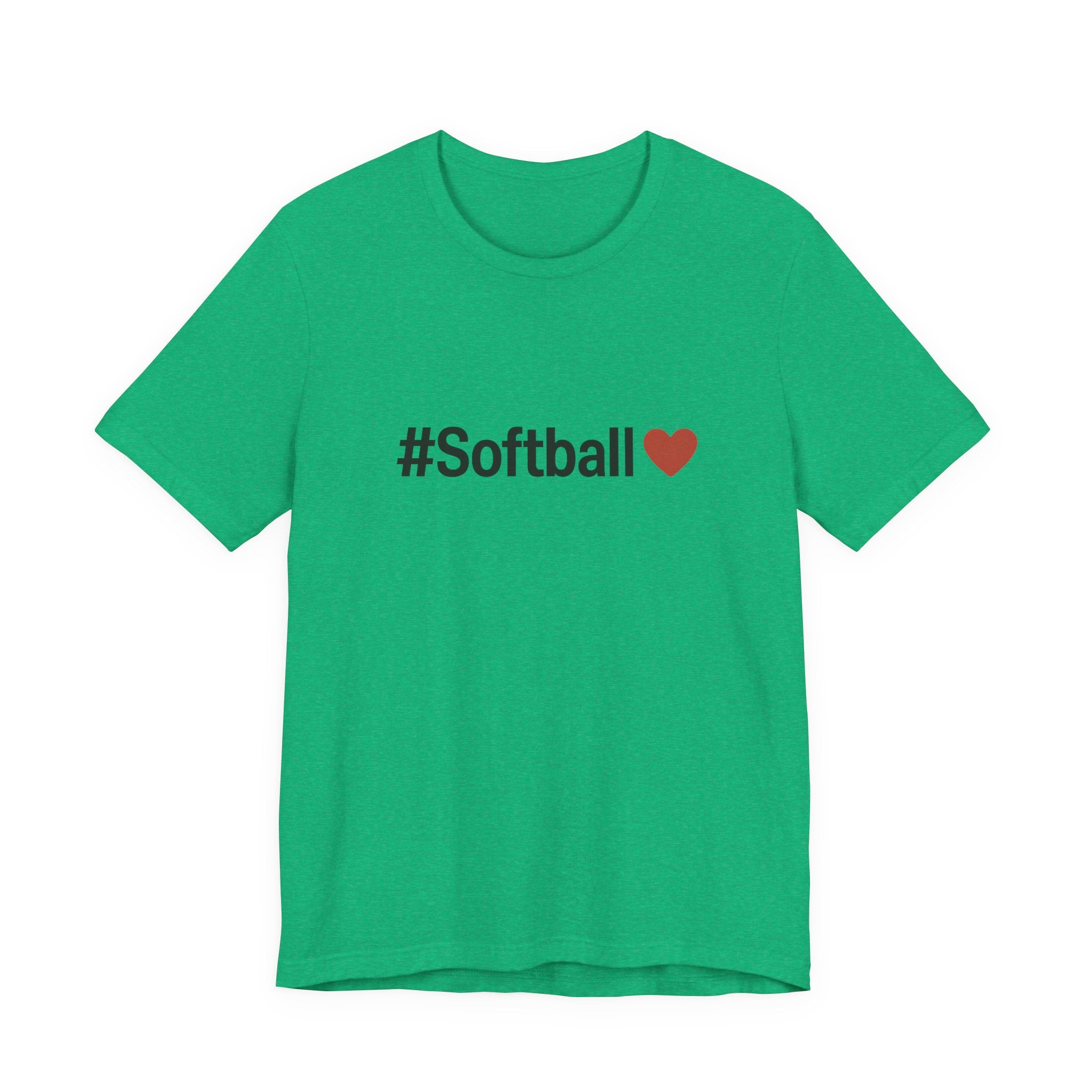 Softball Love Tee - Unisex Jersey Short Sleeve Shirt