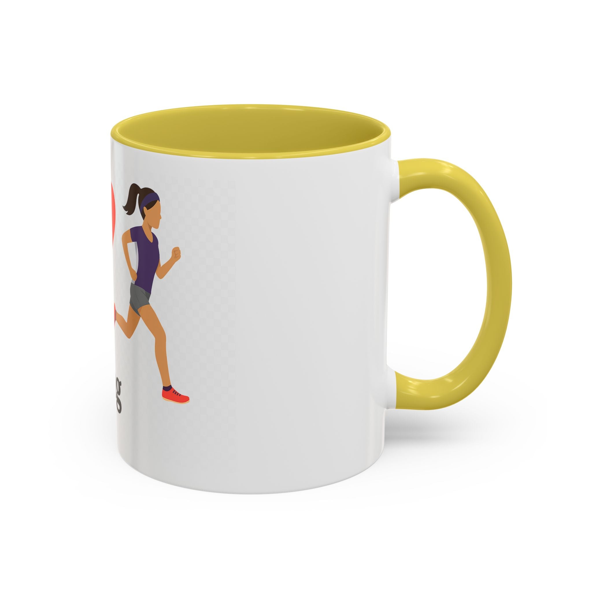 Peace Love & Running Motivational Mug