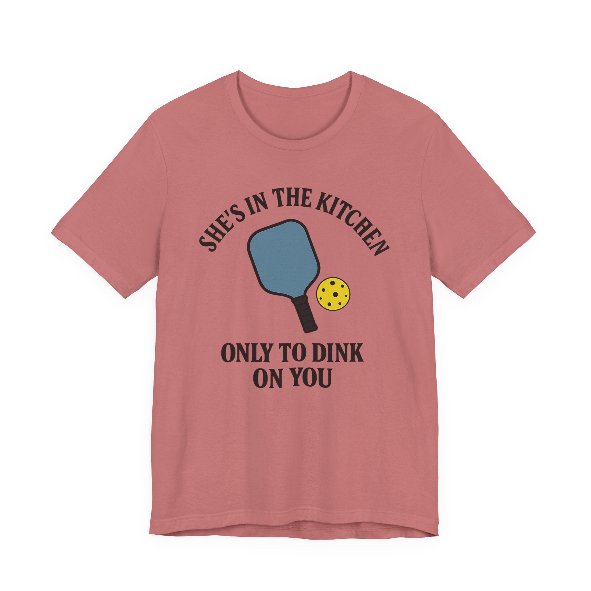 She's In The Kitchen Pickleball Unisex Tee