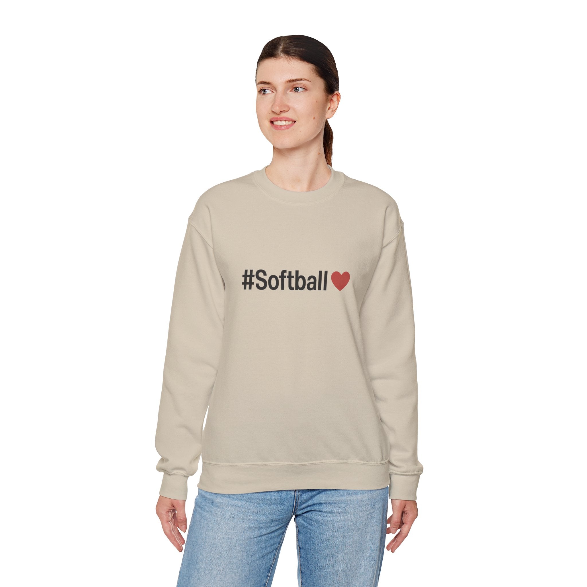 Softball Love Crewneck Sweatshirt