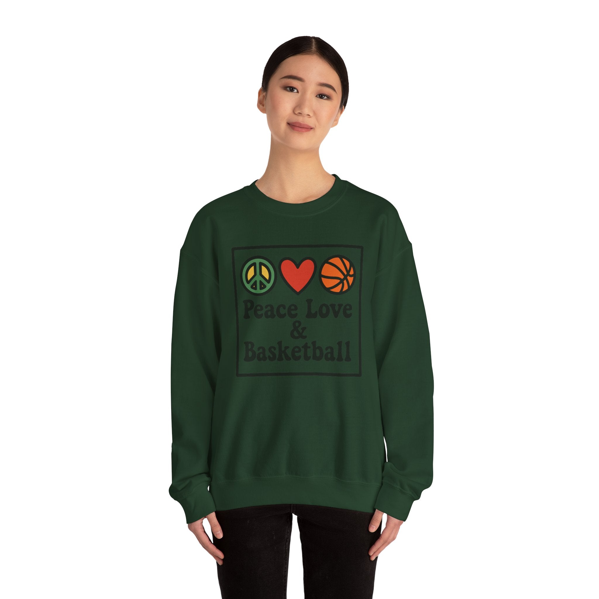 Peace Love & Basketball Sweatshirt
