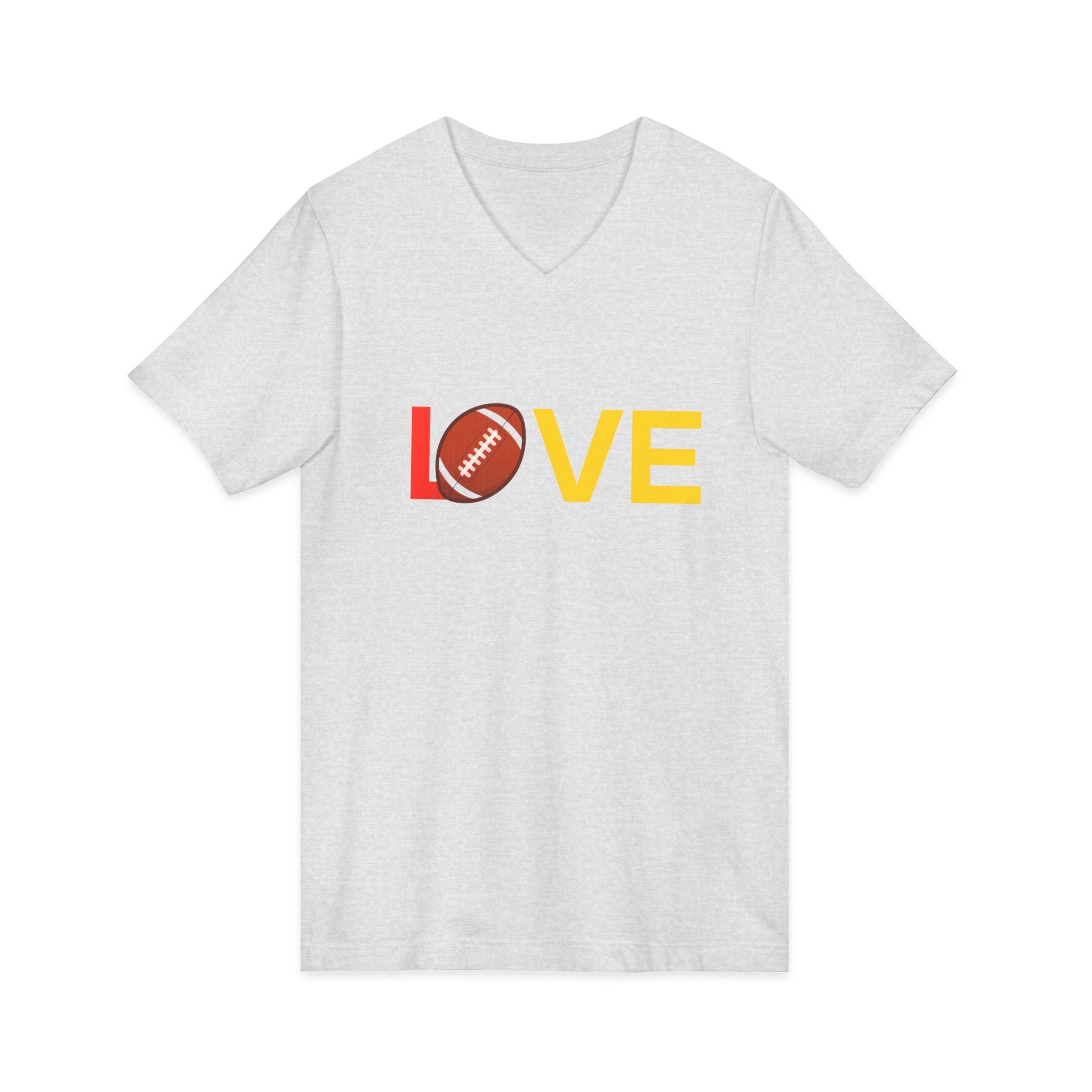 Football Love V-Neck Tee