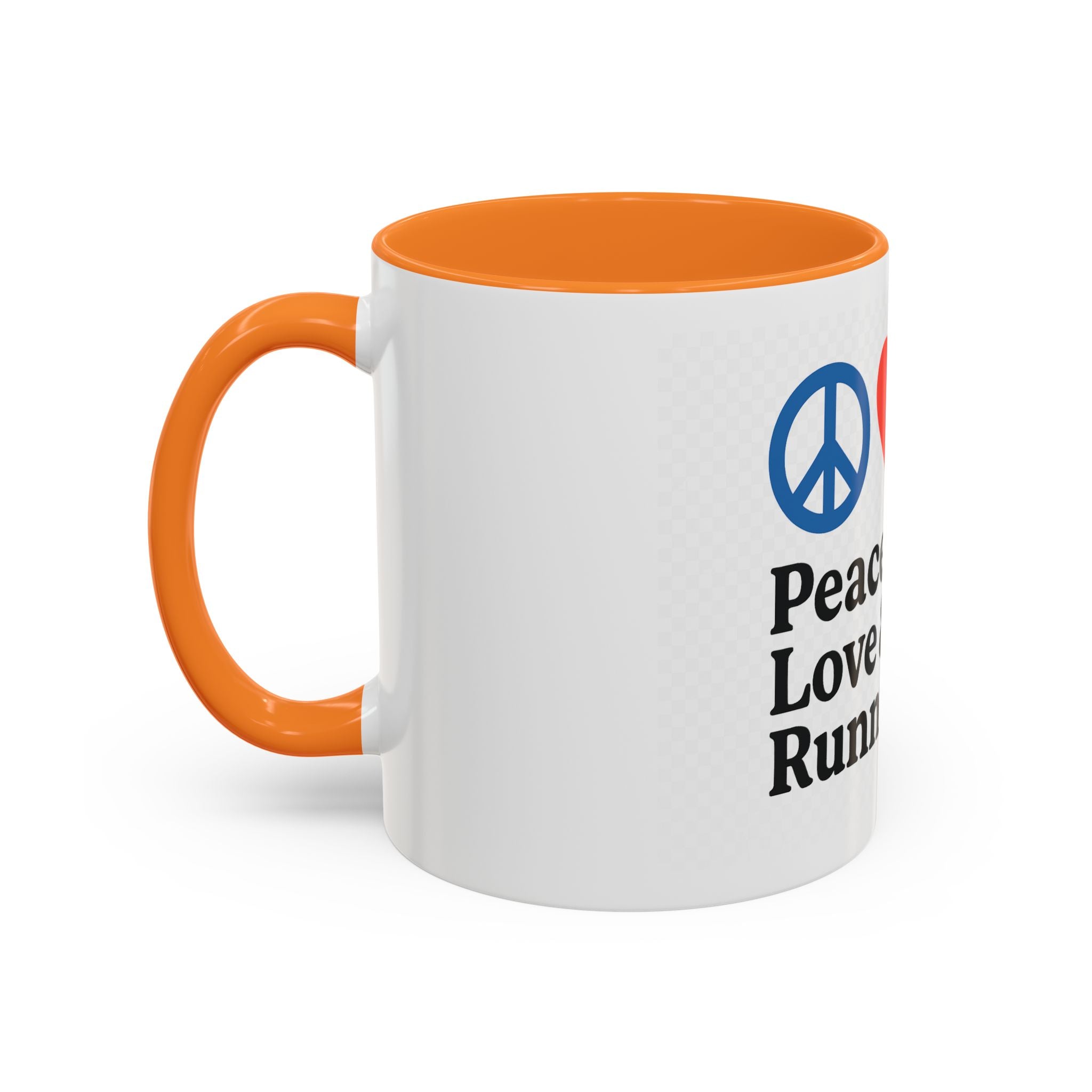Peace Love & Running Motivational Mug
