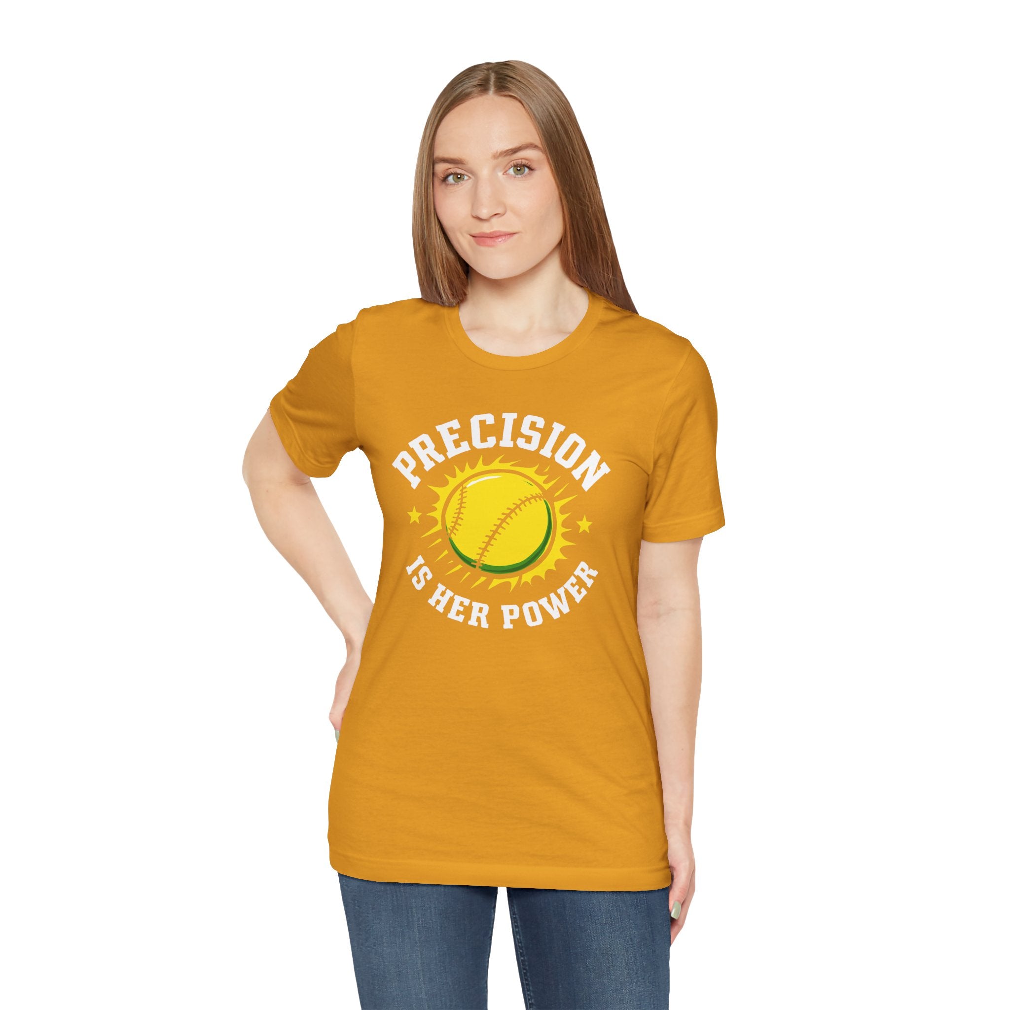 Softball Empowerment Tee - Precision is Her Power