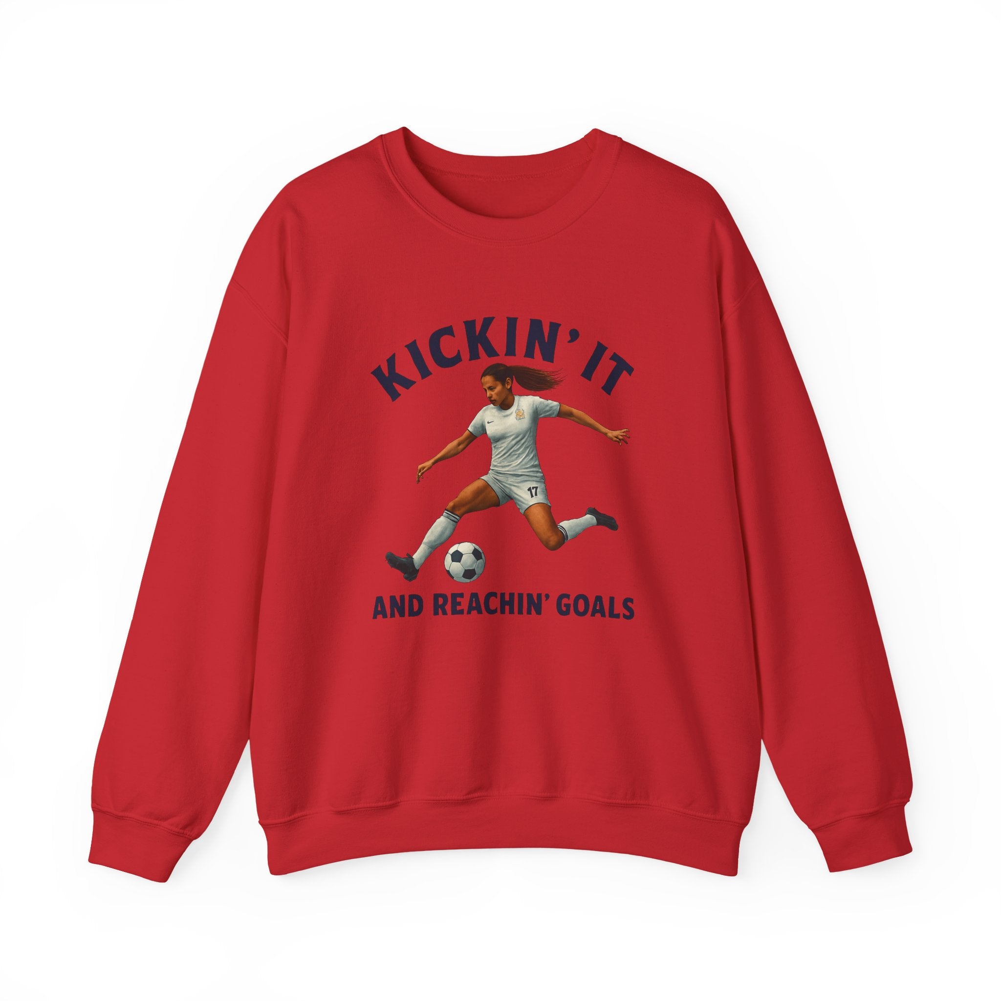 Kickin' It Crewneck Sweatshirt - Athletic Unisex Pullover