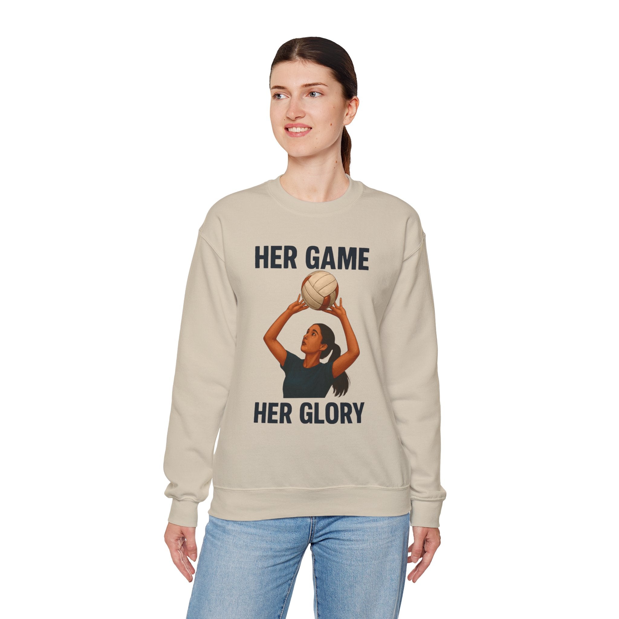 Her Game Crewneck Sweatshirt, Women's Sports Sweatshirt