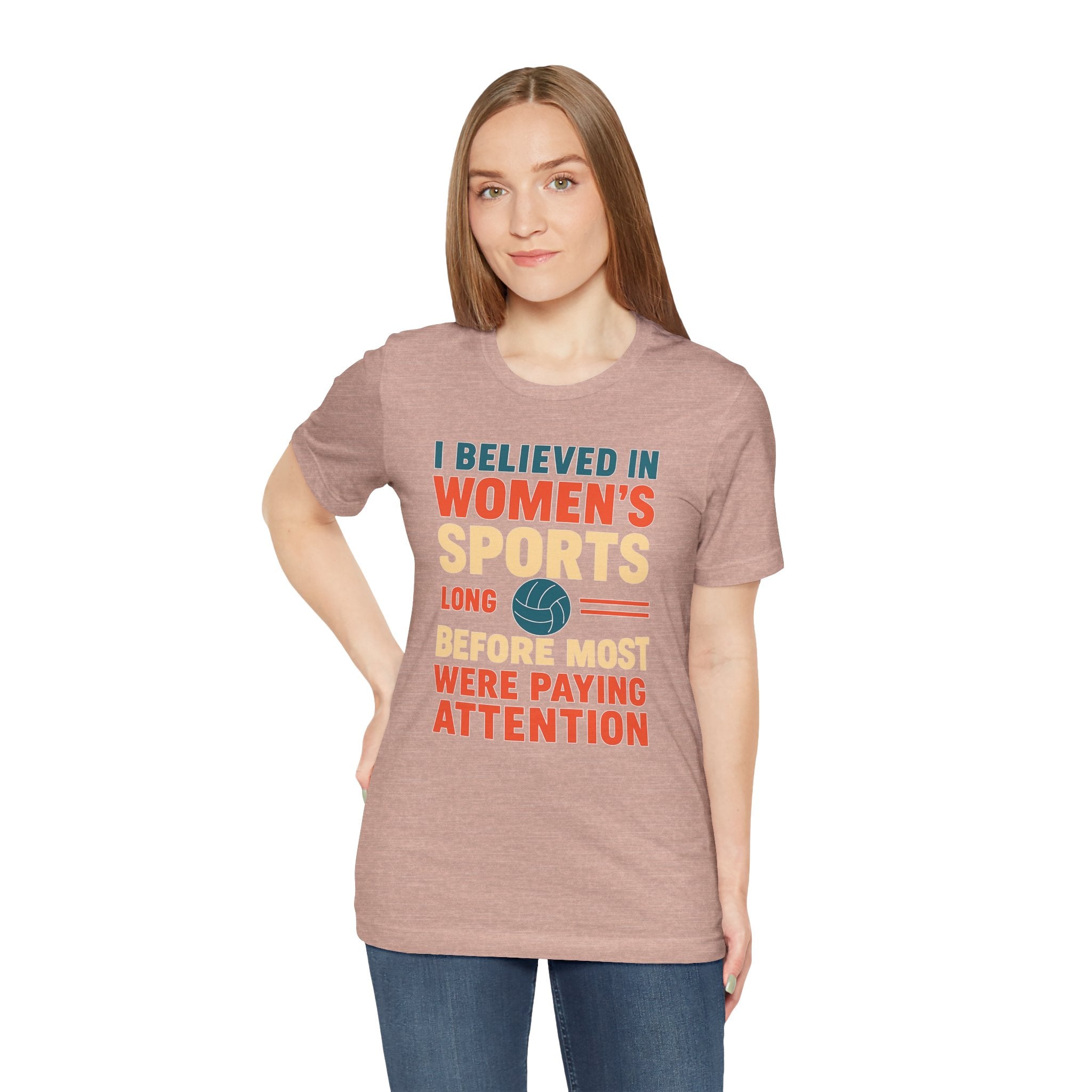Women's Sports Pride Tee - I believed In Women's Sports