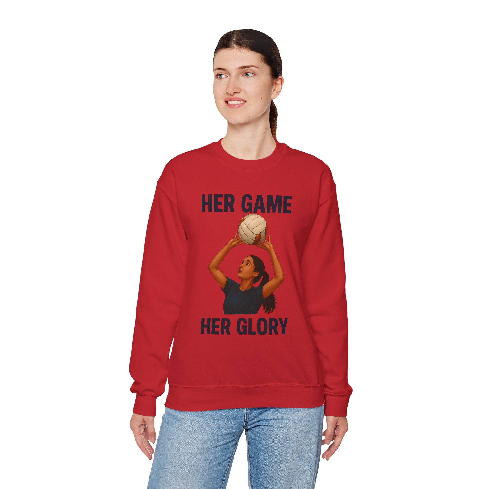 Her Game Crewneck Sweatshirt, Women's Sports Sweatshirt