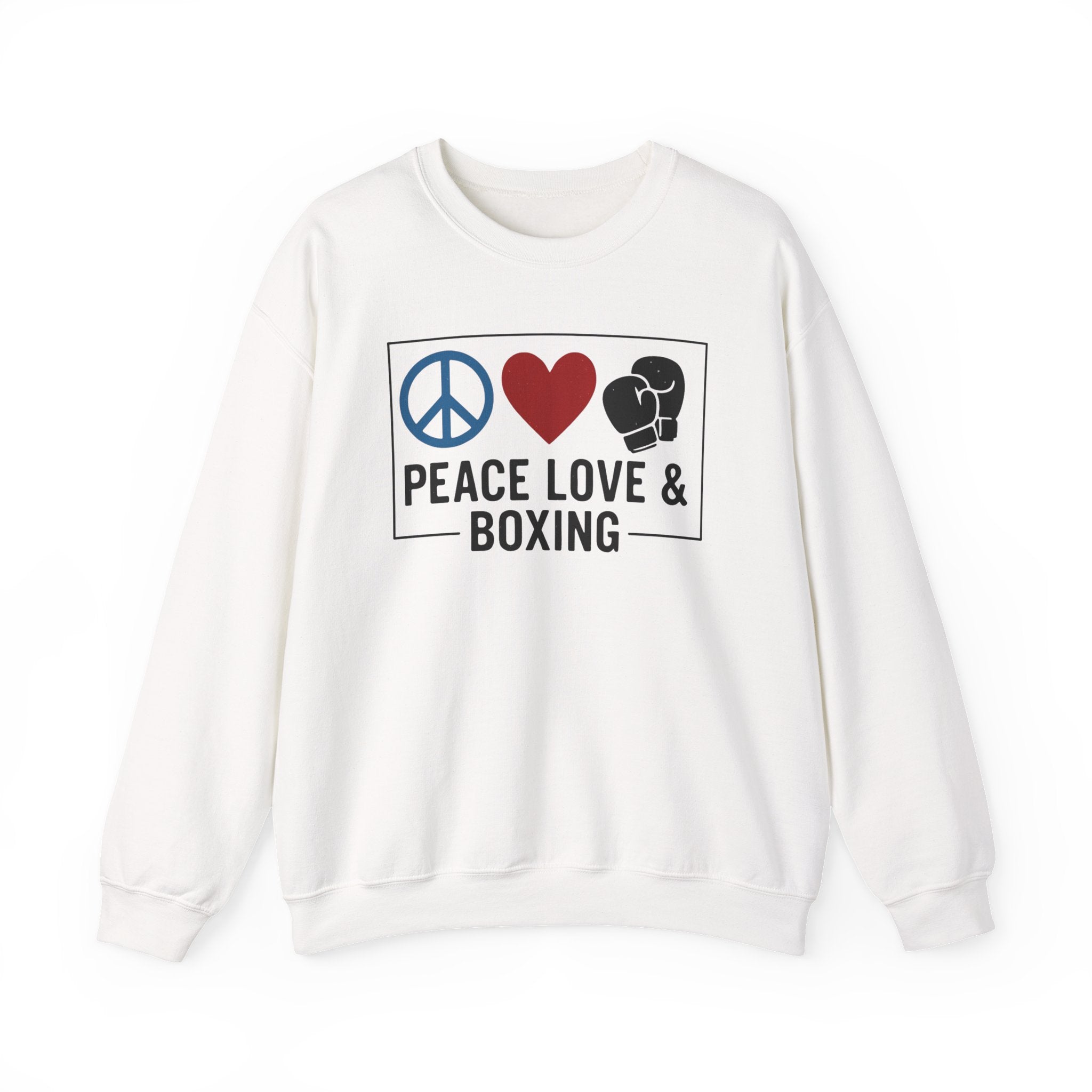 Peace Love Boxing Crewneck Sweatshirt